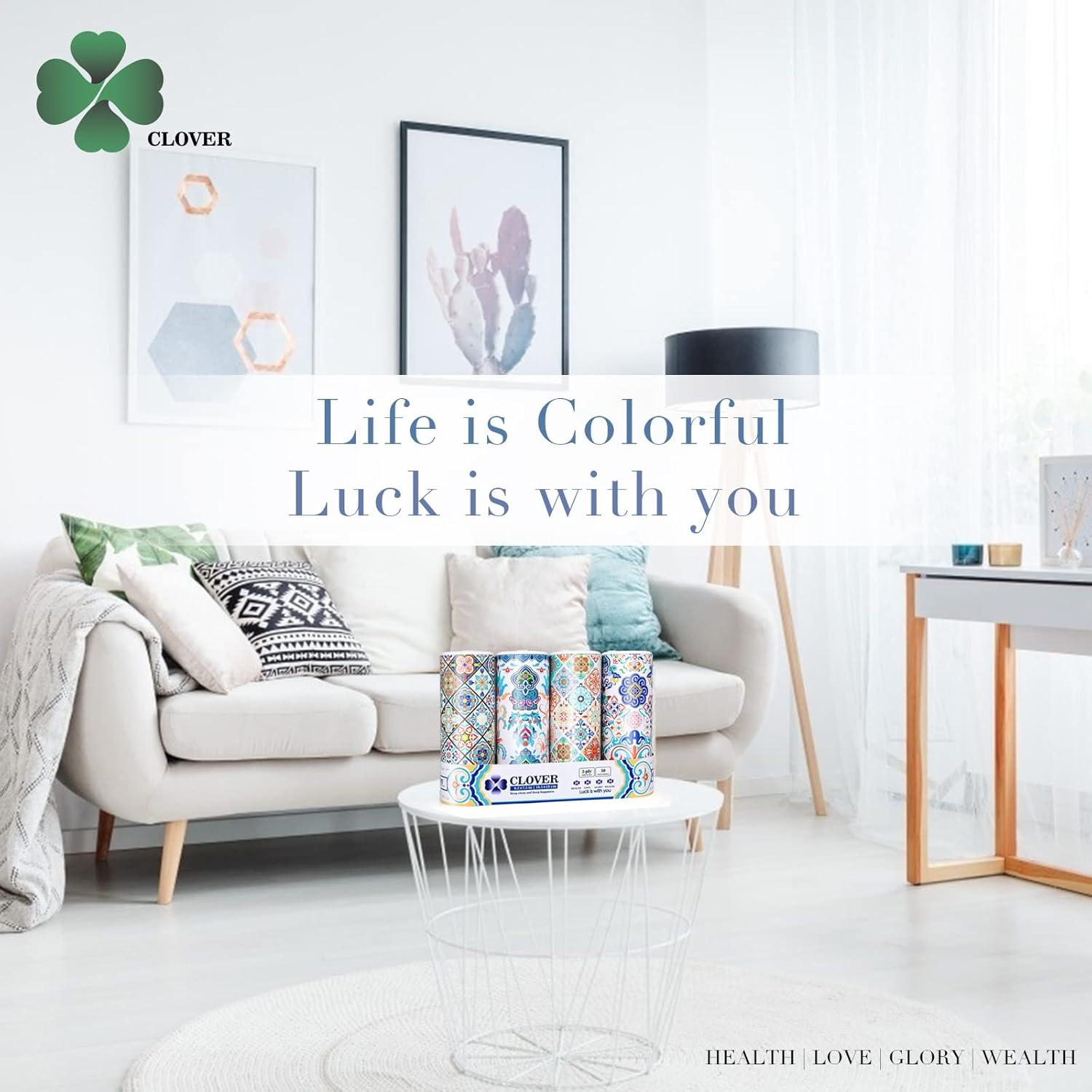 Soporte de Pañuelos para Coche CLOVER Gris Redondo 50 Unidades