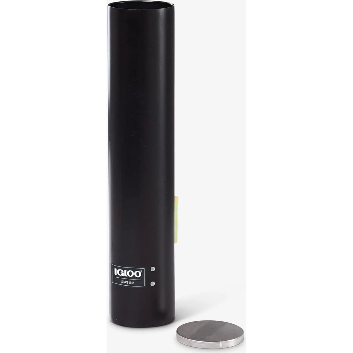 Dispensador de vasos Igloo 8242, 4.5 oz, Plástico Negro