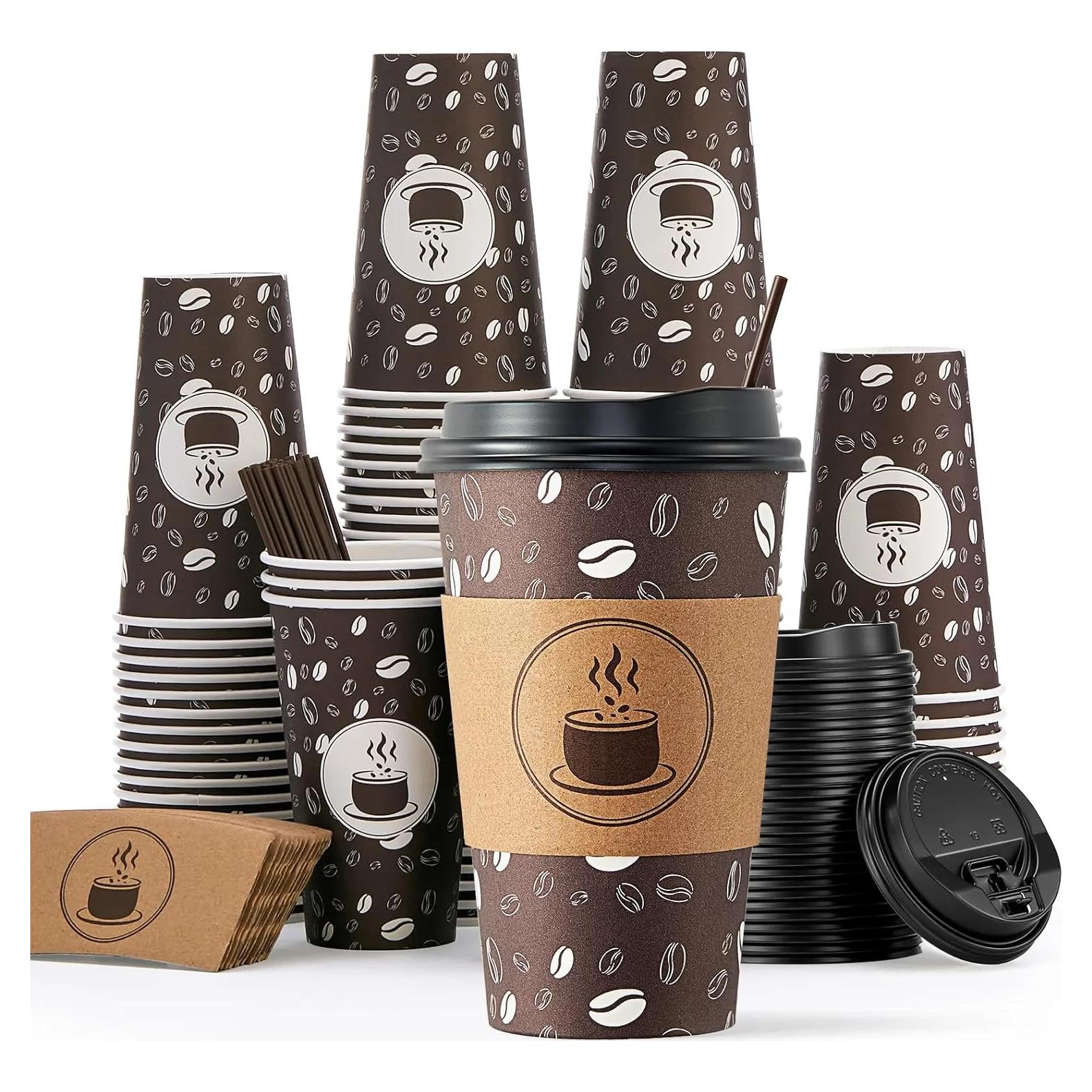 Vasos de café desechables JOLLY PARTY 12oz 100 unidades