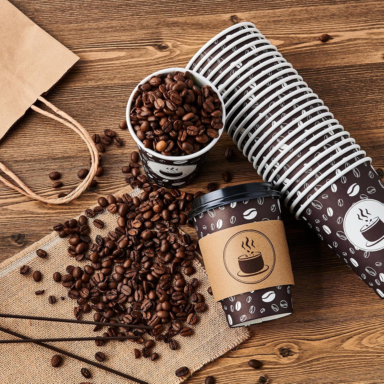 Vasos de café desechables JOLLY PARTY 12oz 100 unidades