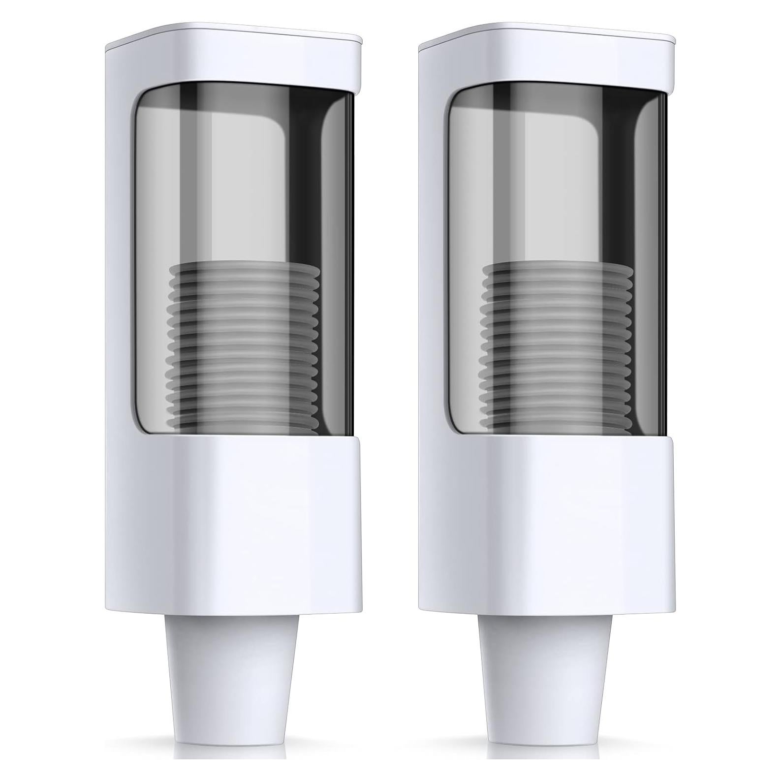 Dispensador de Tazas Desechables Chengu 2 Piezas Blanco