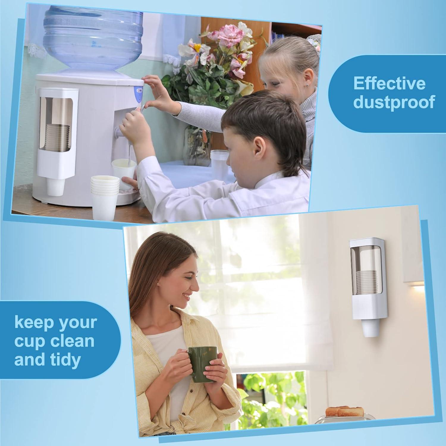 Dispensador de Tazas Desechables Chengu 2 Piezas Blanco