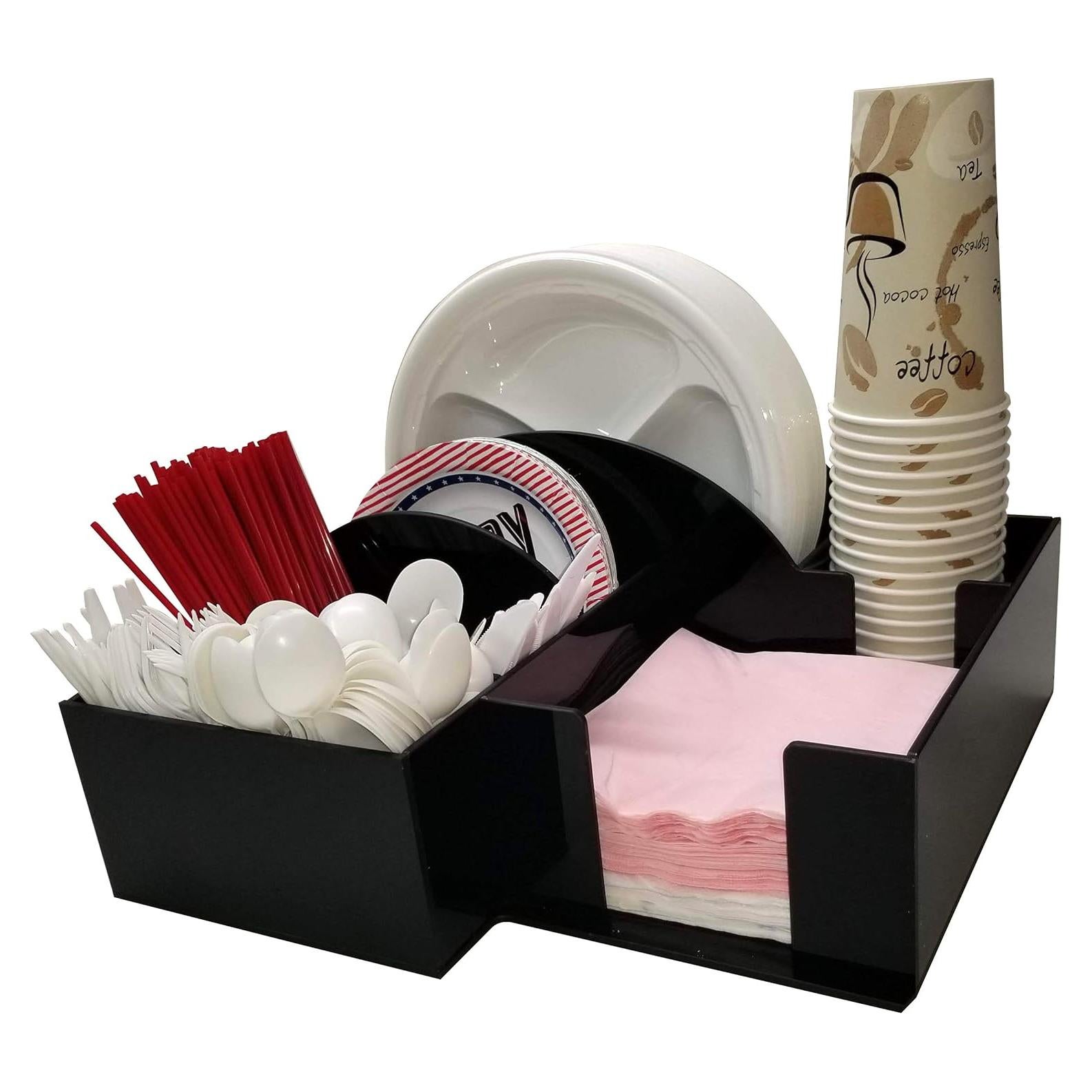 Dispensador de Platos de Papel RCS Plastics 3017 Organizador BBQ