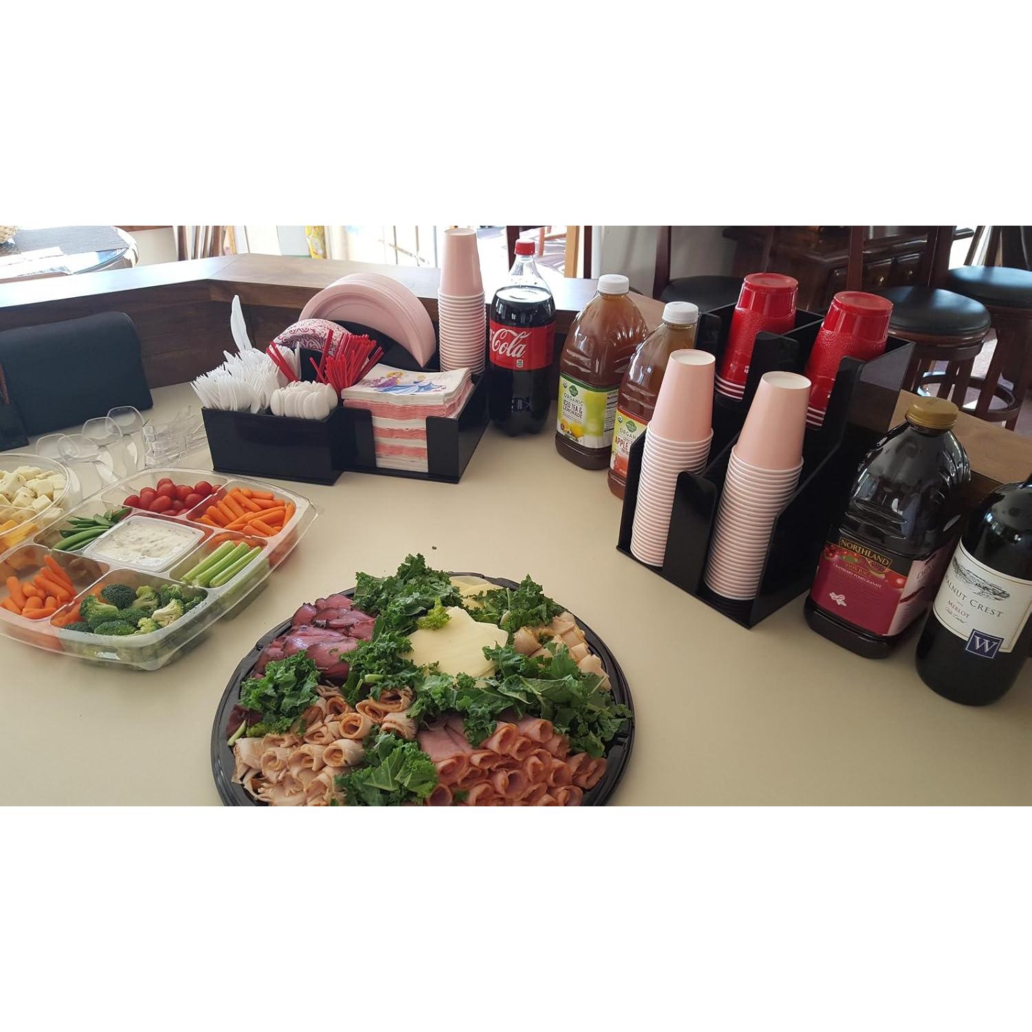 Dispensador de Platos de Papel RCS Plastics 3017 Organizador BBQ