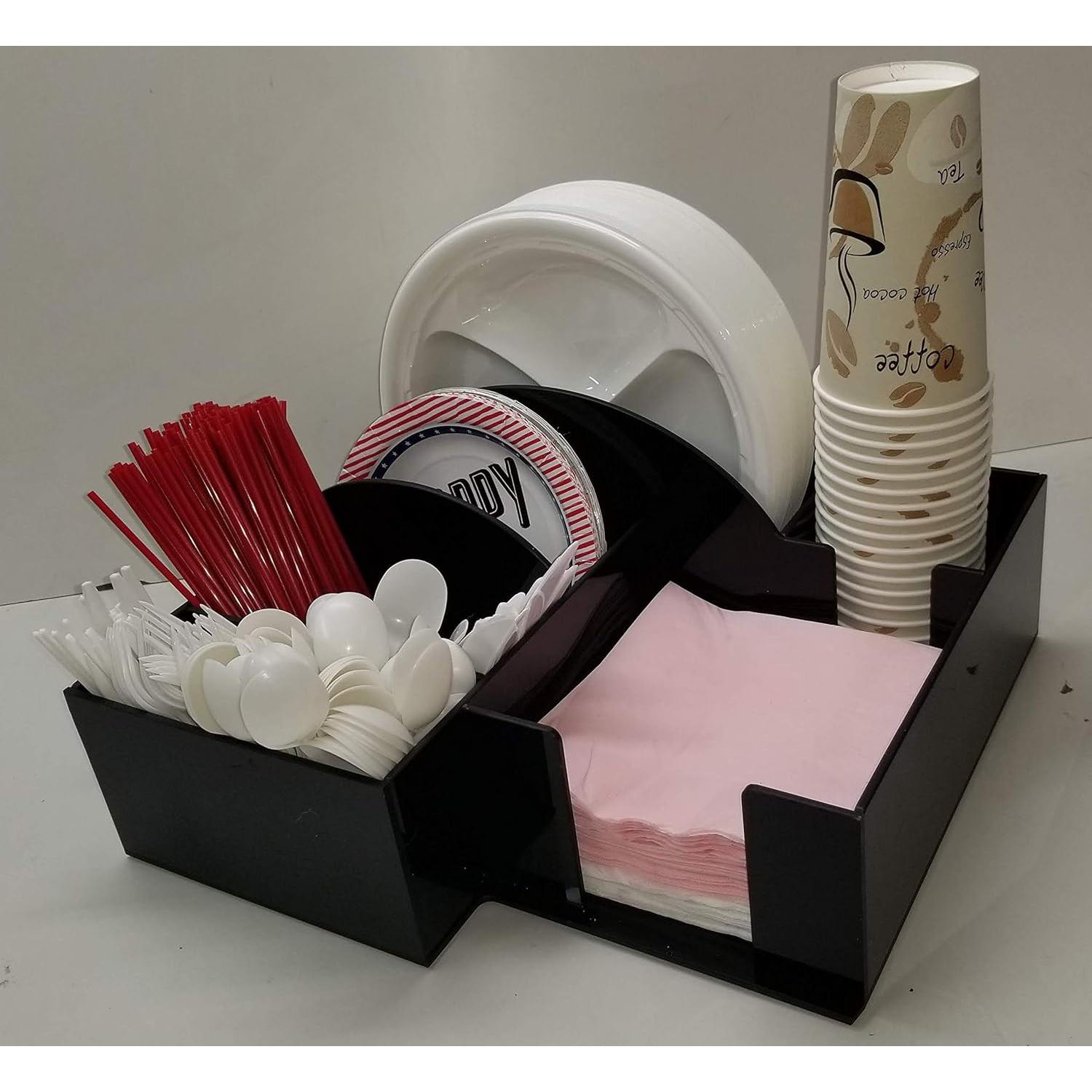 Dispensador de Platos de Papel RCS Plastics 3017 Organizador BBQ