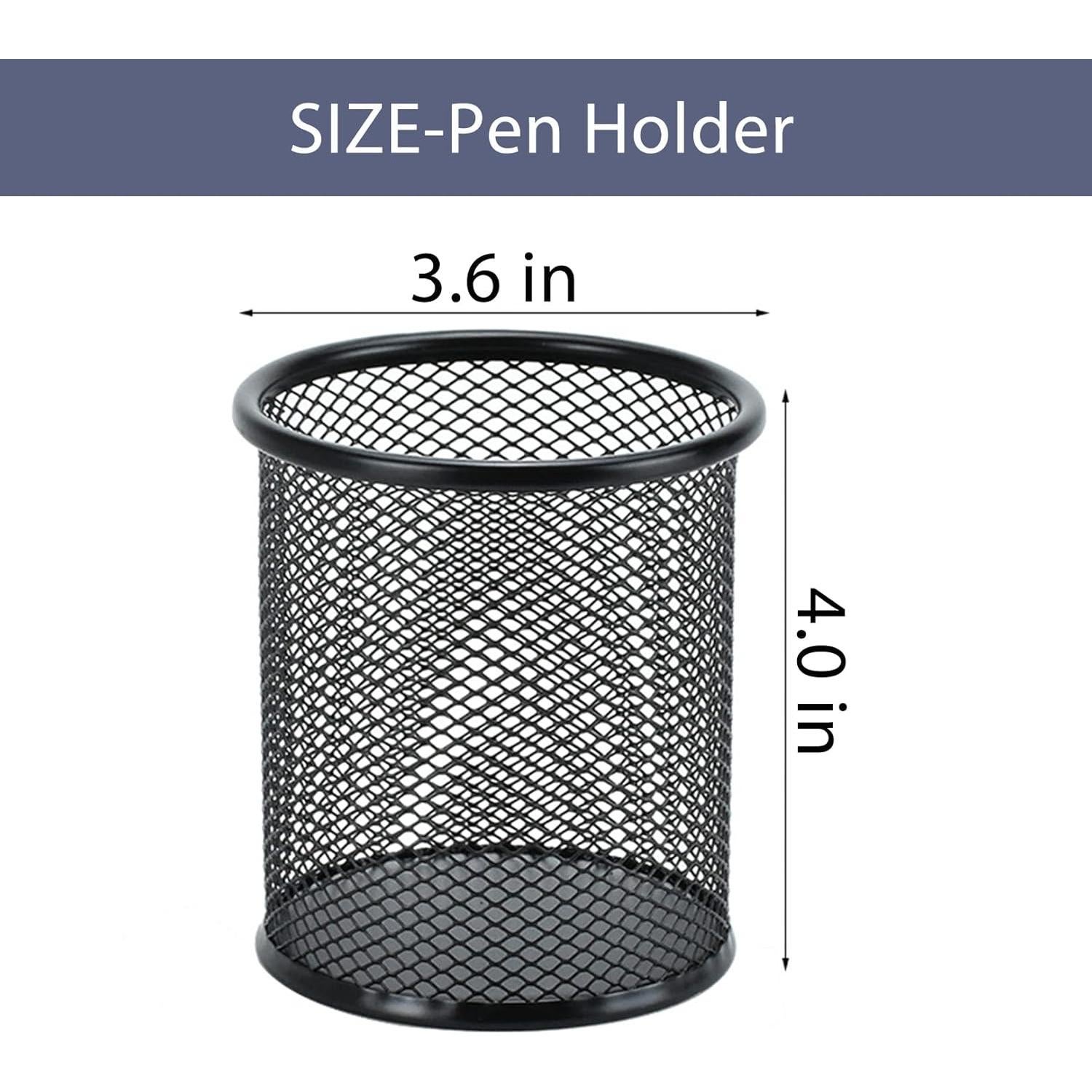 Organizador de escritorio UFFICIUSUP 3 piezas color negro