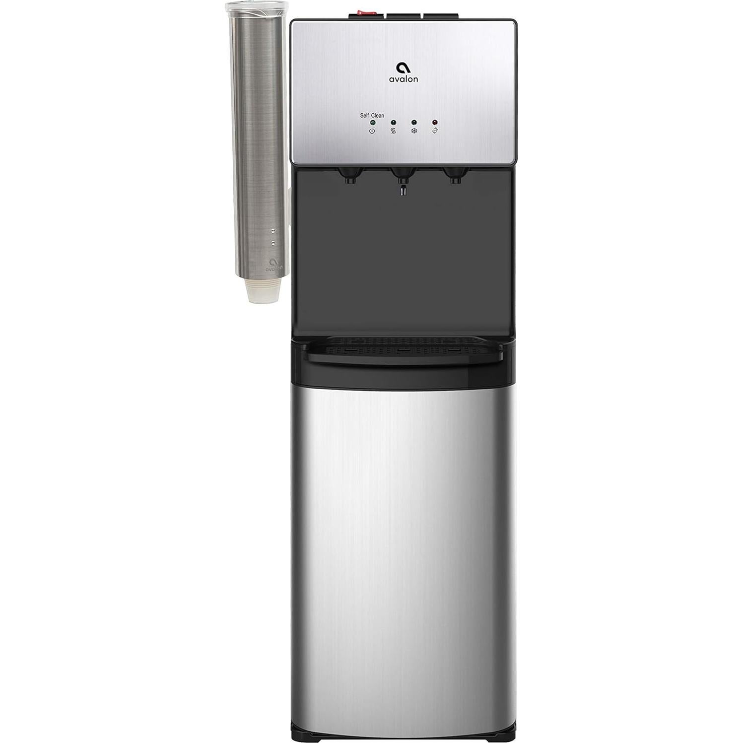 Dispensador de Tazas Ajustable Avalon de Acero Inoxidable 42 cm