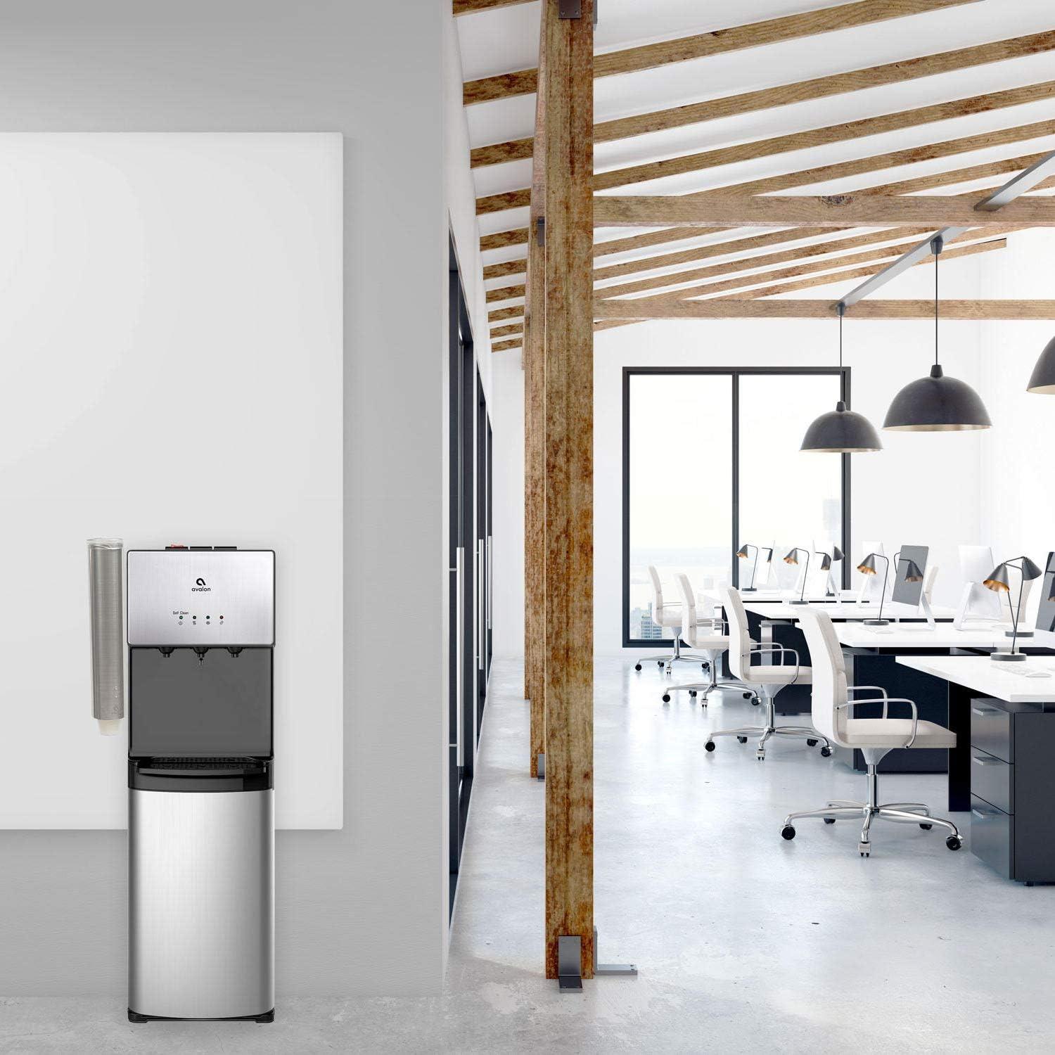 Dispensador de Tazas Ajustable Avalon de Acero Inoxidable 42 cm