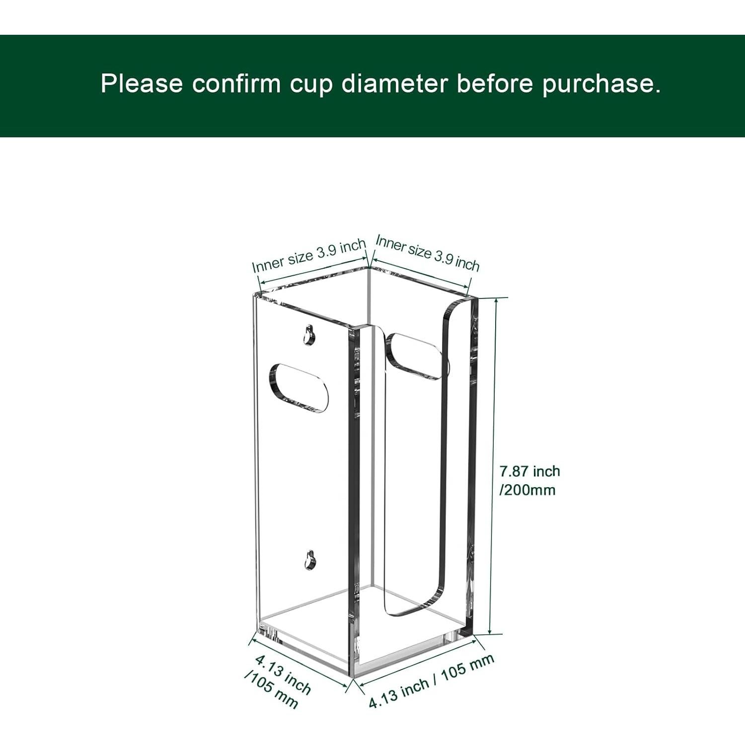 Dispensador de Tazas de Café Desechables BOSSCASA 1 Compartimento