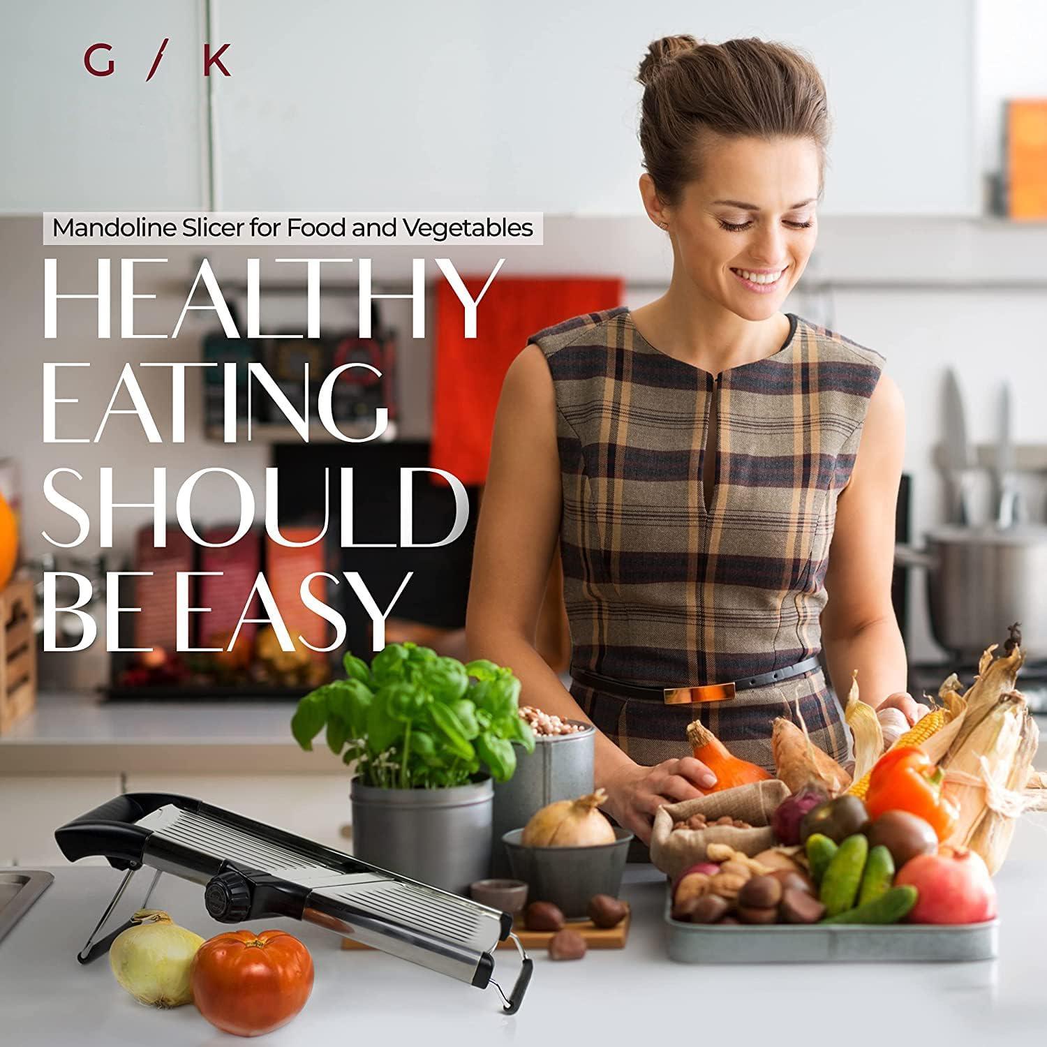 Cortador de Mandolina Ajustable Gramercy - Acero Inoxidable