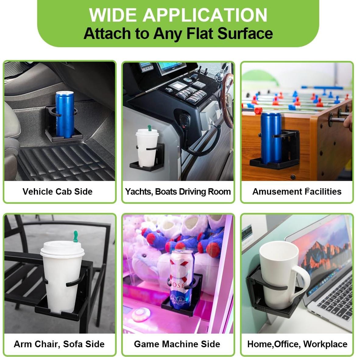 Soporte Plegable para Taza de Coche Spurtar 2 Pcs Ajustable