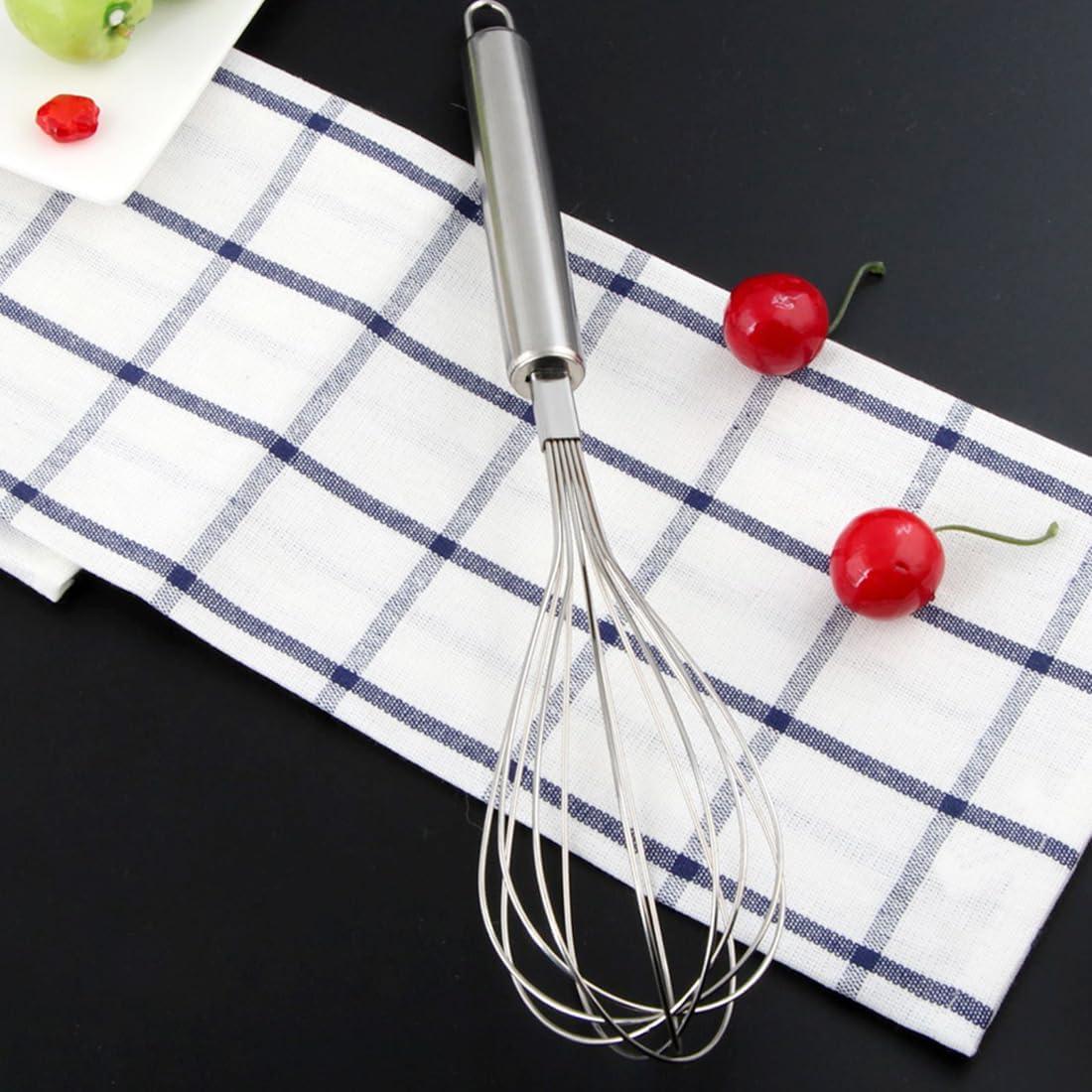 Batidores de Metal Cangfort 2 Pcs 25 y 30 cm Antiadherentes