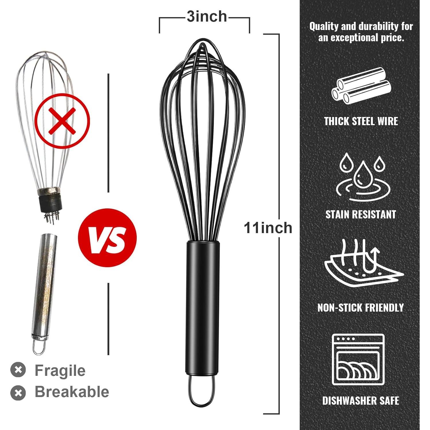 Batidor de Silicona Maxjoy 27.94 cm Resistente al Calor