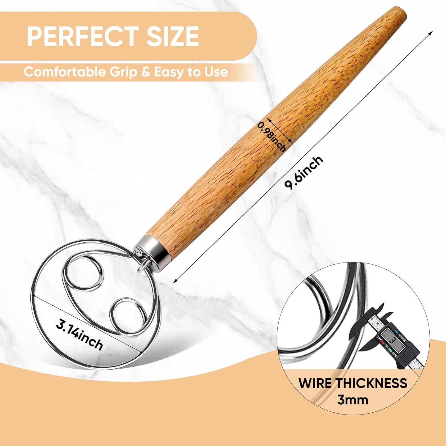 Batidor de Masa MAXJOY Acero Inoxidable 32.92 cm 2 Ojos