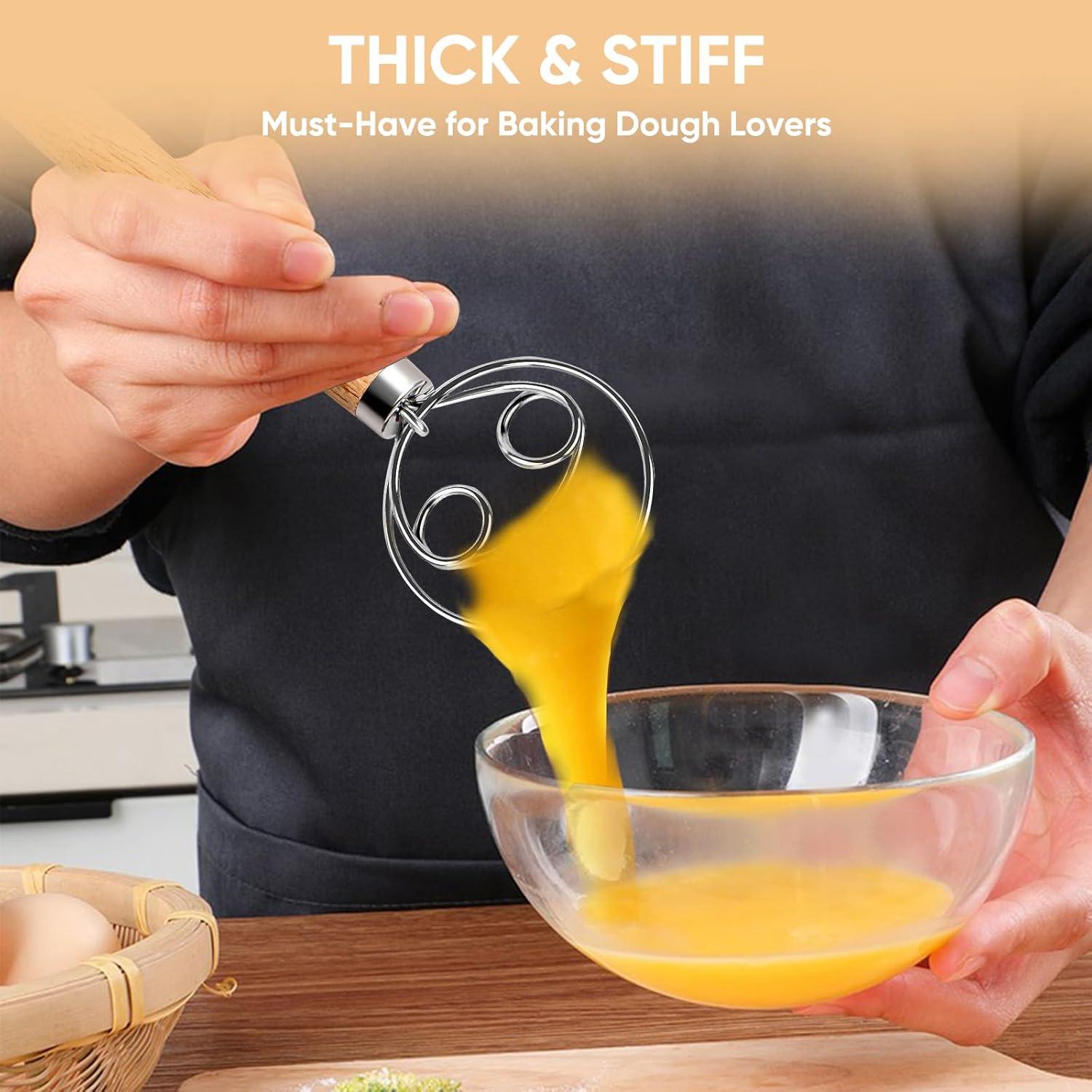 Batidor de Masa MAXJOY Acero Inoxidable 32.92 cm 2 Ojos