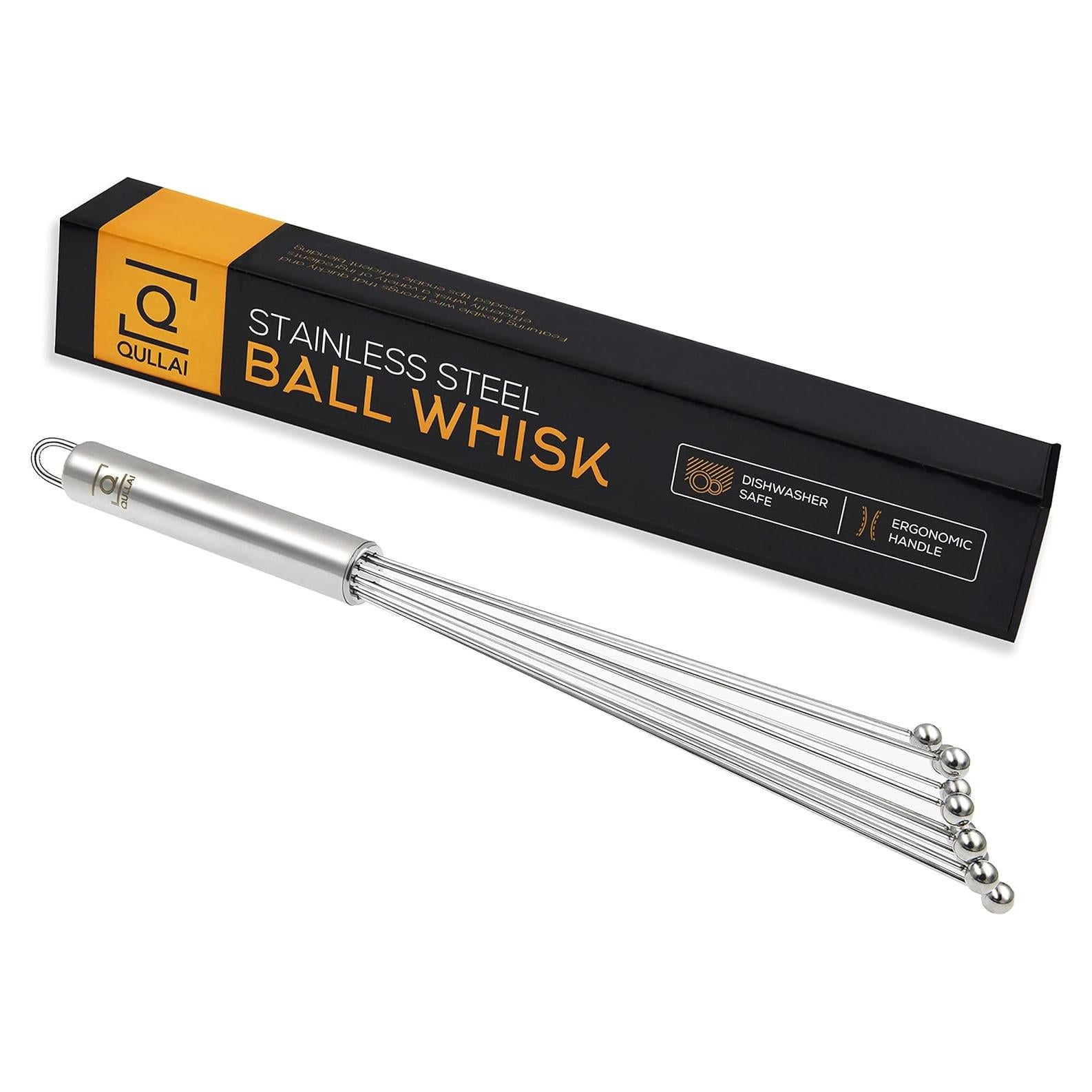 Batidor de Bola Acero Inoxidable Qullai 30,48 cm Extra Grande