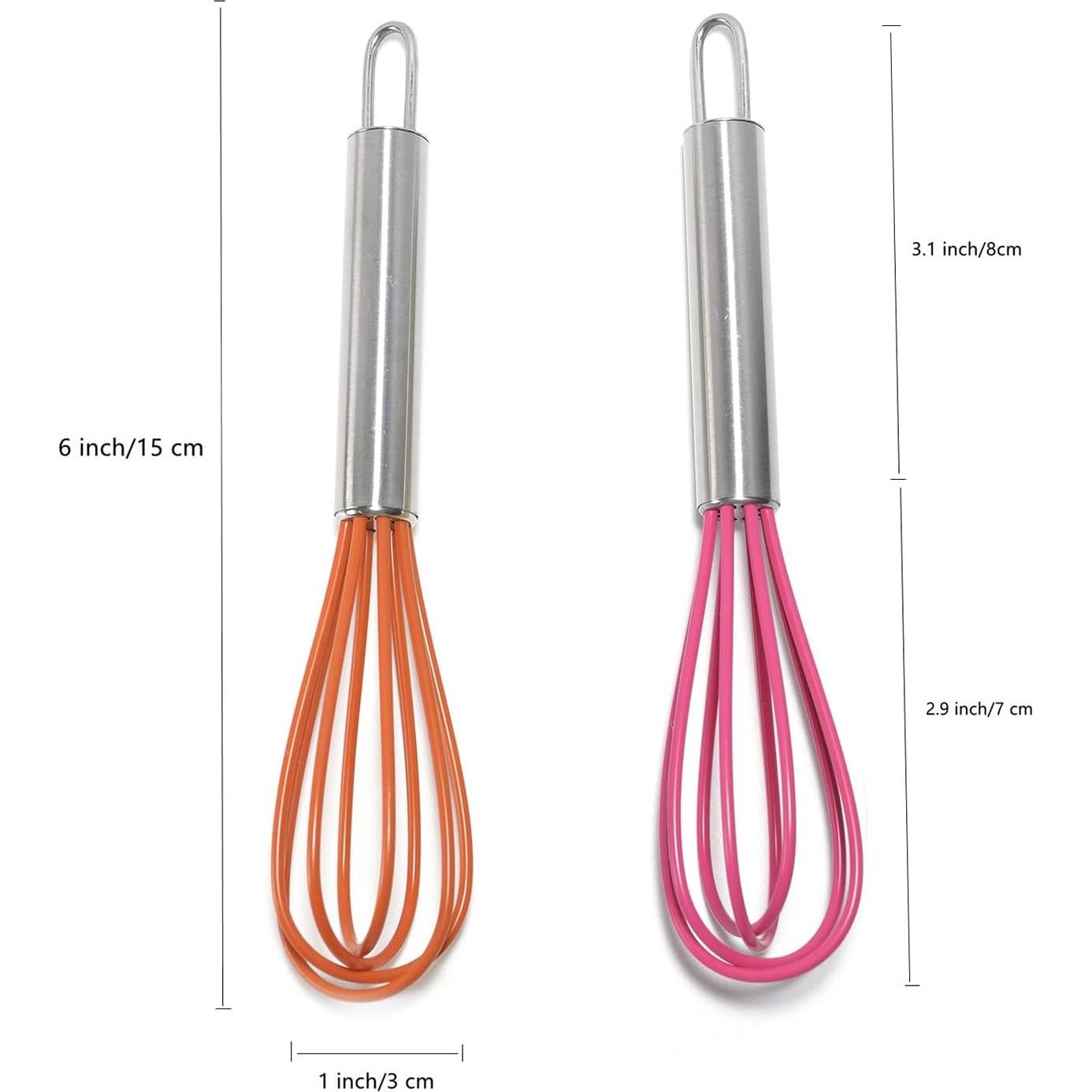 Set de Mini Batidores 15 cm Acero Inoxidable TYGYLZGCF