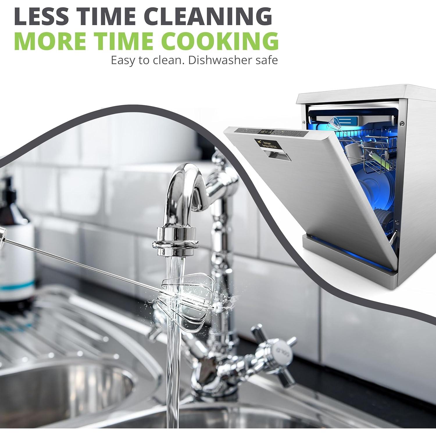 Batidor Manual Oliver's Kitchen Verde 158g Apto Lavavajillas