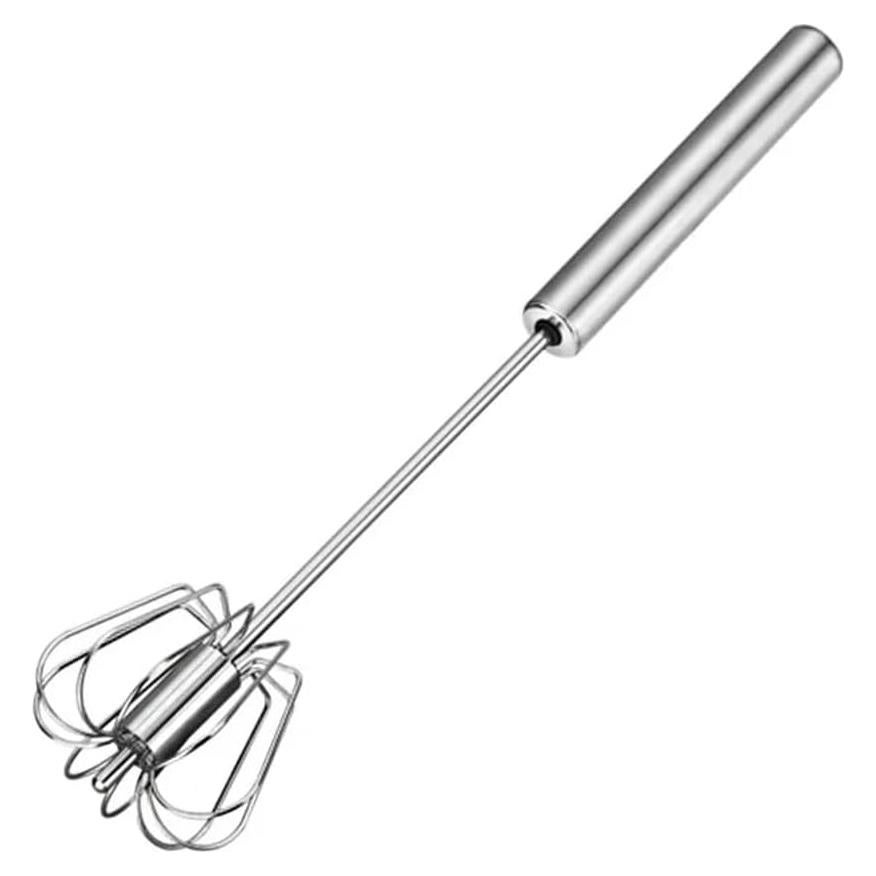 Batidor de Huevos Semiautomático Genérico Acero Inoxidable