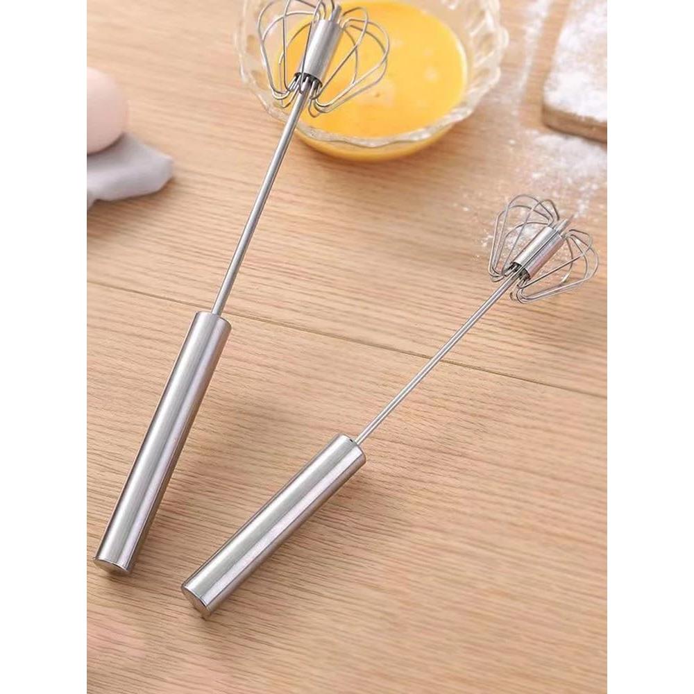 Batidor de Huevos Semiautomático Genérico Acero Inoxidable