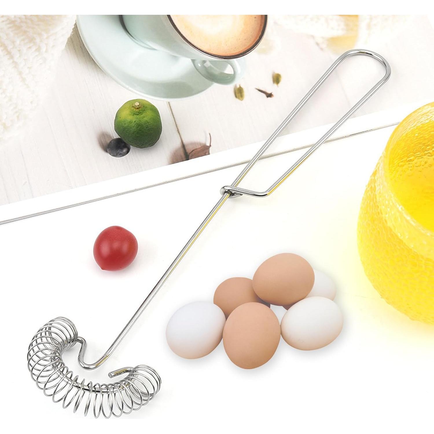 KarDoL 2 Pack Batidores de Acero Inoxidable 27,4 cm