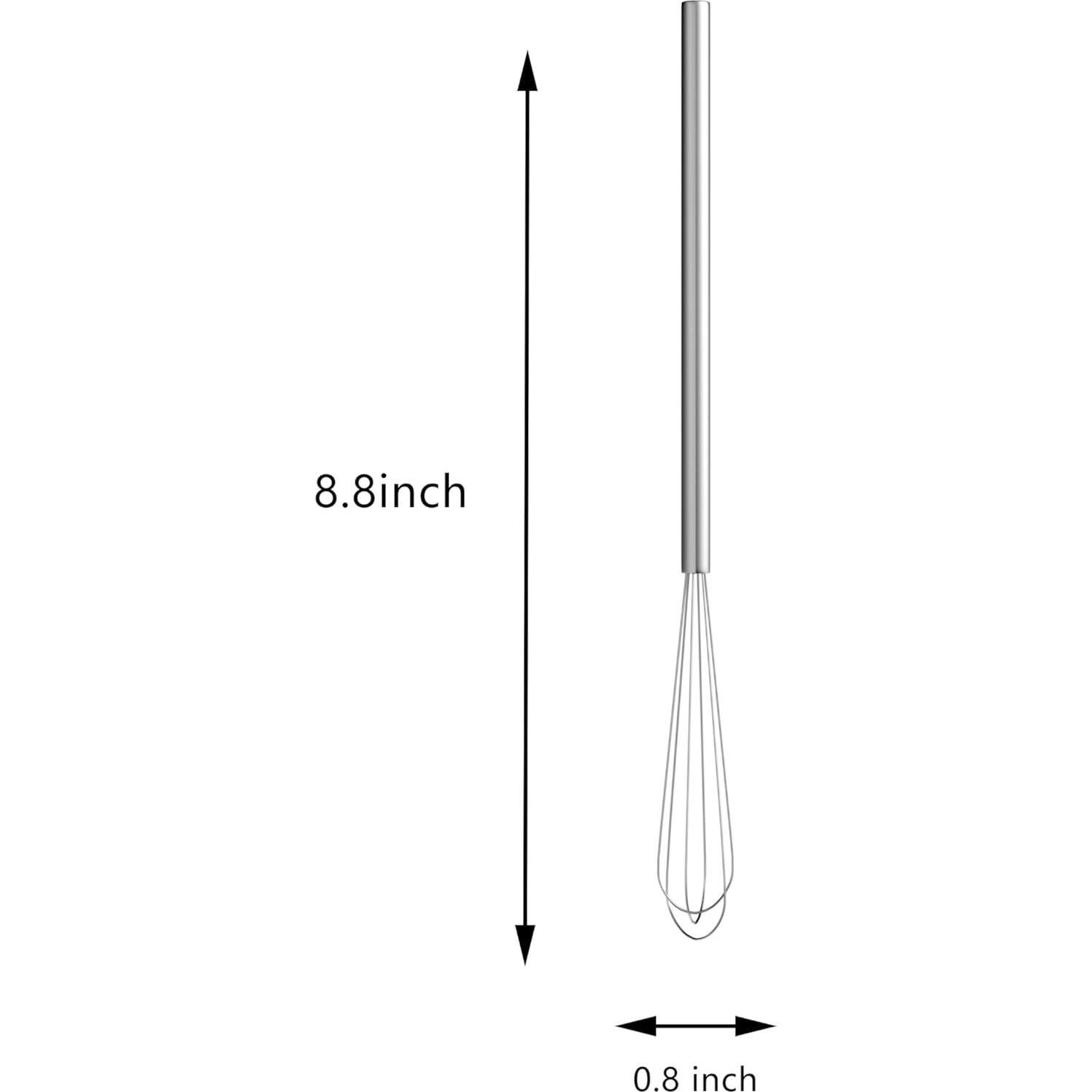 Batidor de Huevo Inoxidable Tafond 2 Pcs 22.35 cm