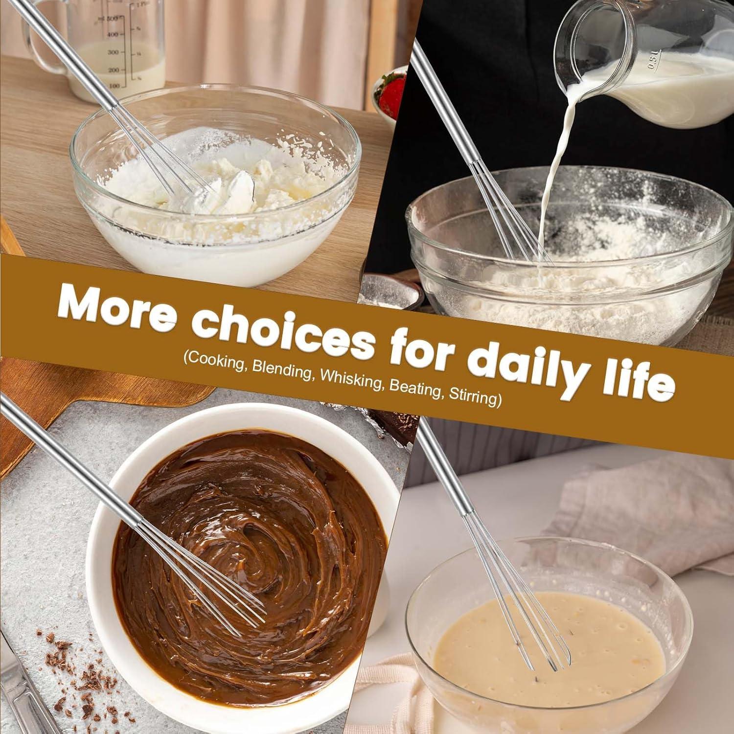 Mini Batidor de Acero Inoxidable Xthrotsenk 26.5 cm