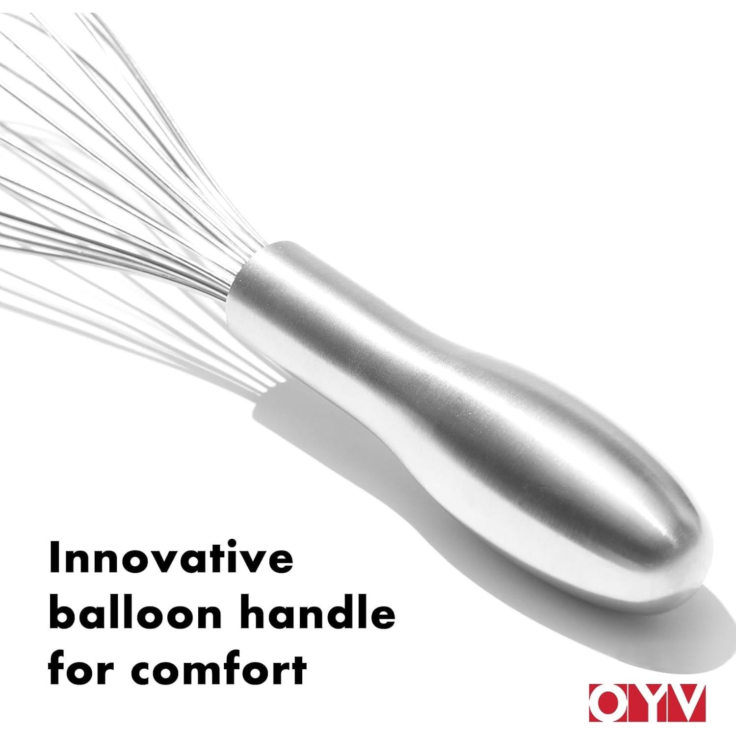 Batidor de acero inoxidable OYV 25,4 cm apto lavavajillas