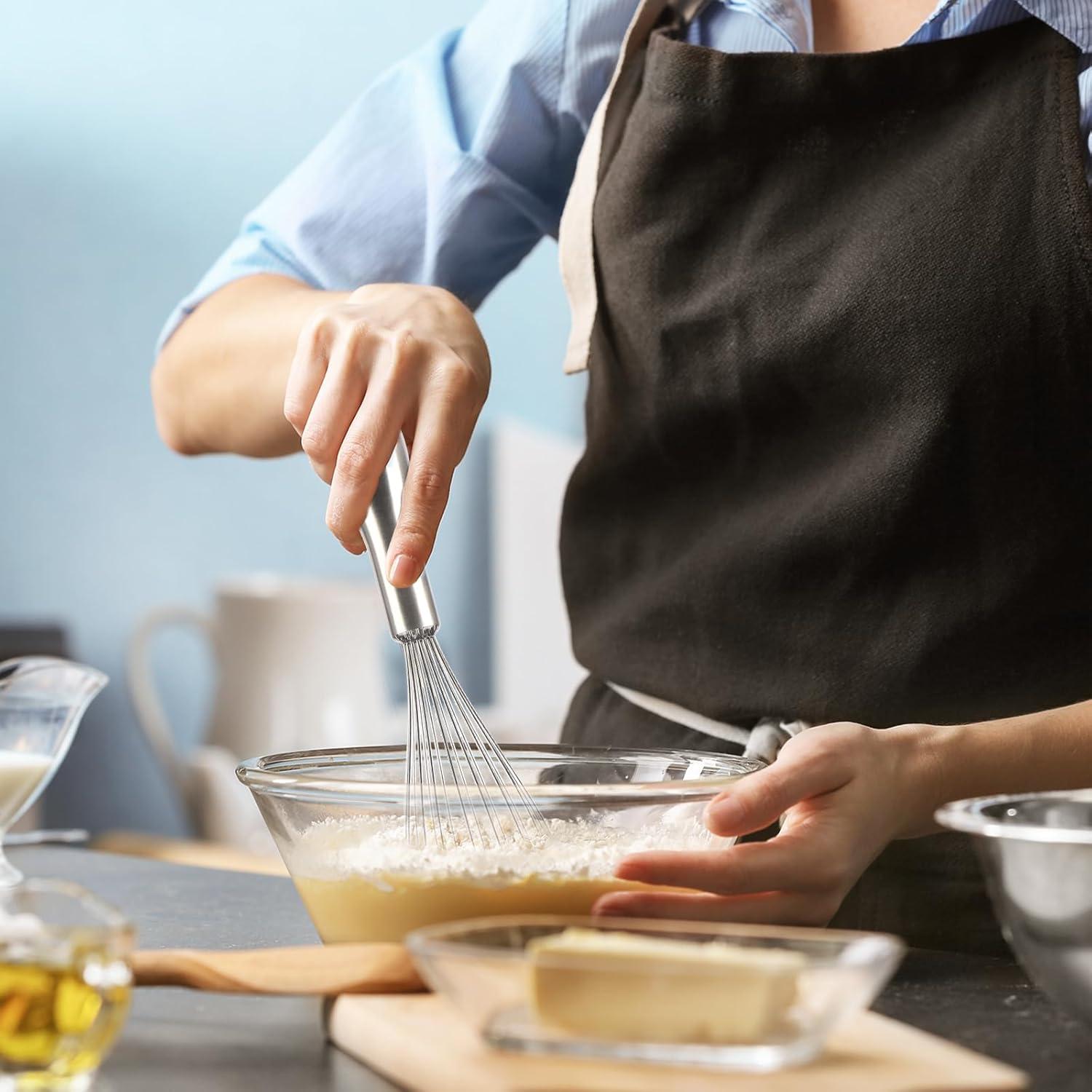 Batidor de acero inoxidable OYV 25,4 cm apto lavavajillas