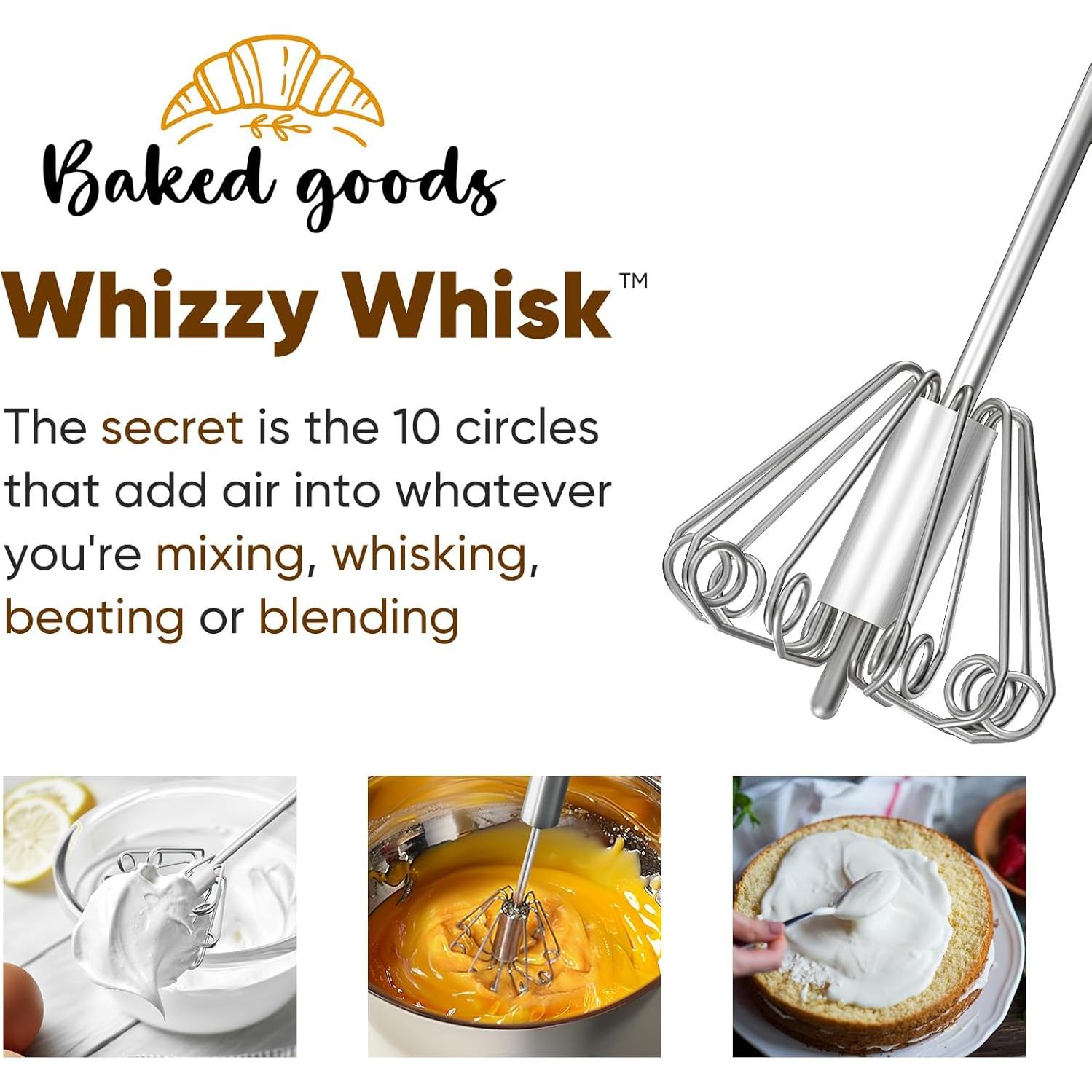 Batidor de Huevo Manual PIUGERU Acero Inoxidable 30 cm