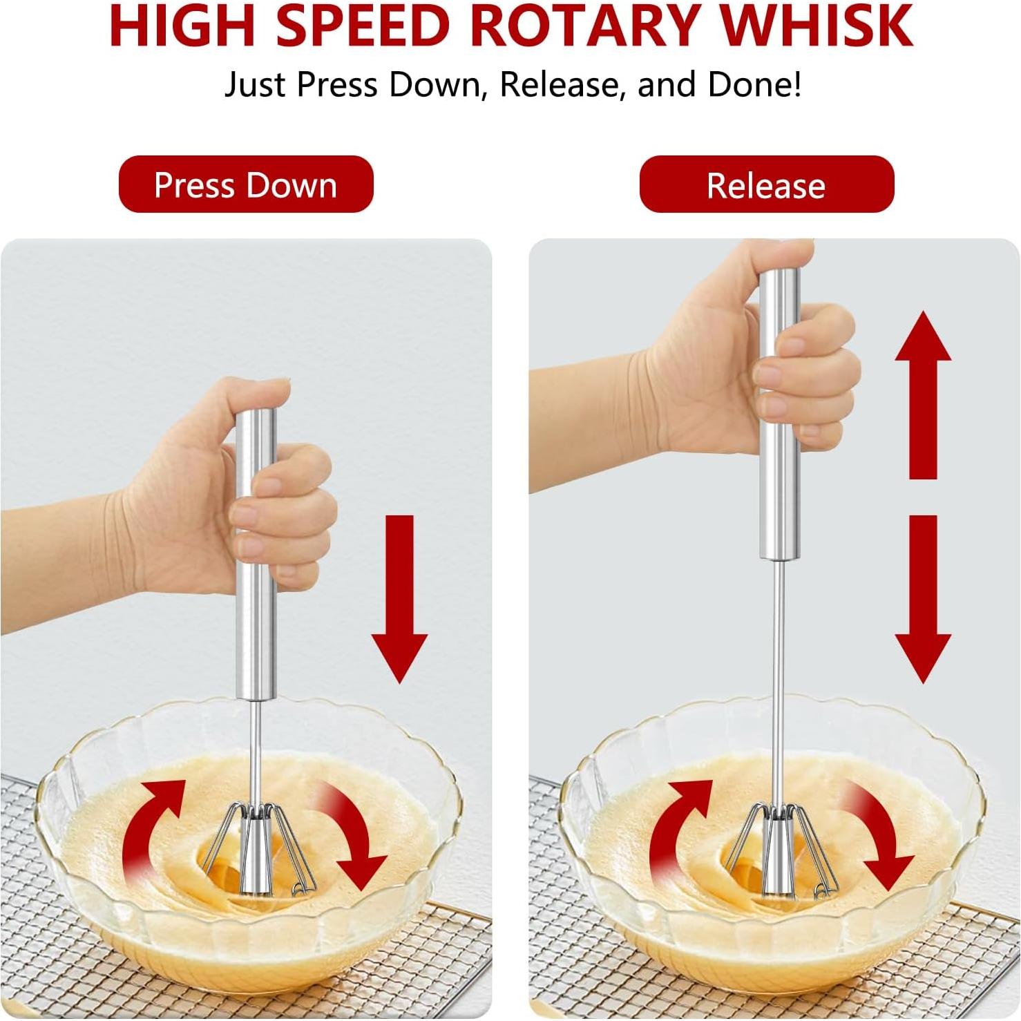 Batidor de Mano Semiautomático eispap Acero Inoxidable 30,5 cm