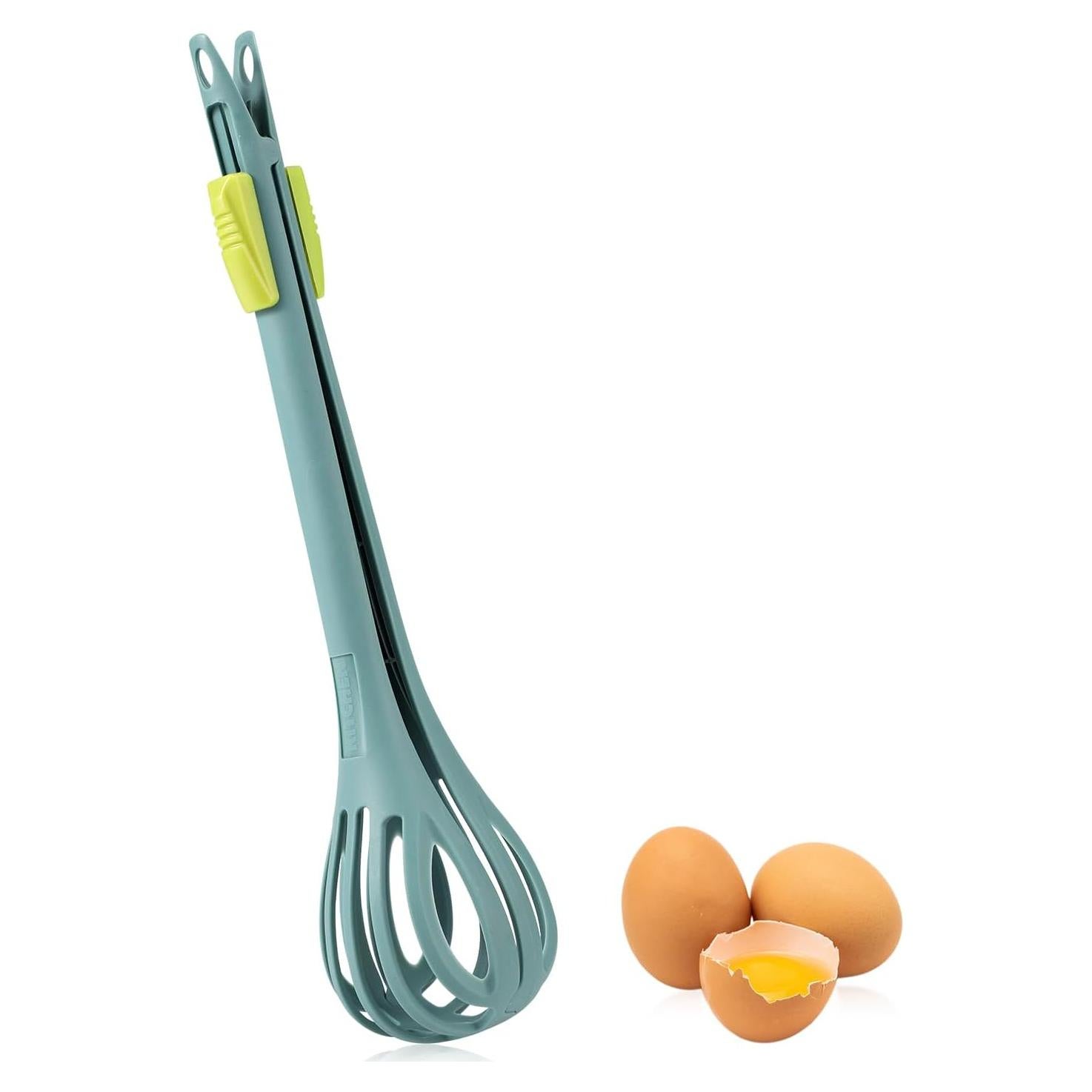 Batidor de Huevos y Pinza de Comida 2 en 1 Lyreh Verde
