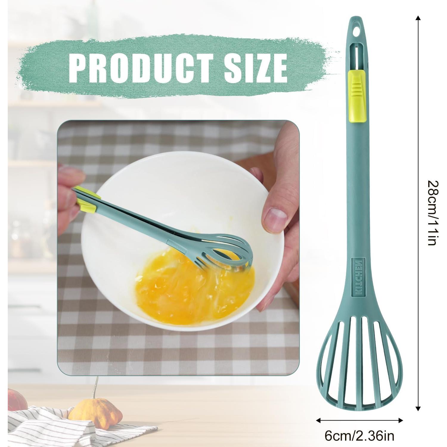 Batidor de Huevos y Pinza de Comida 2 en 1 Lyreh Verde