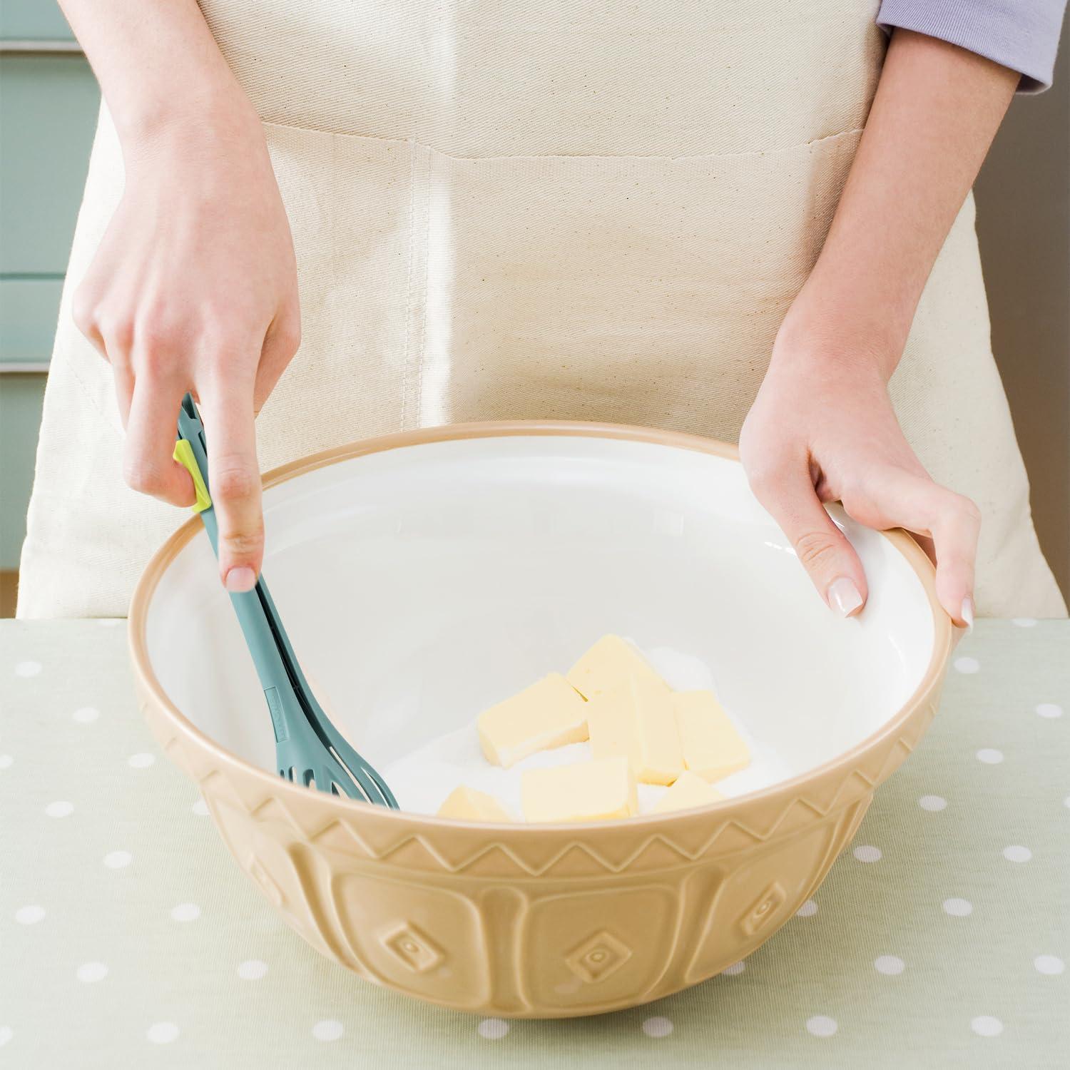 Batidor de Huevos y Pinza de Comida 2 en 1 Lyreh Verde
