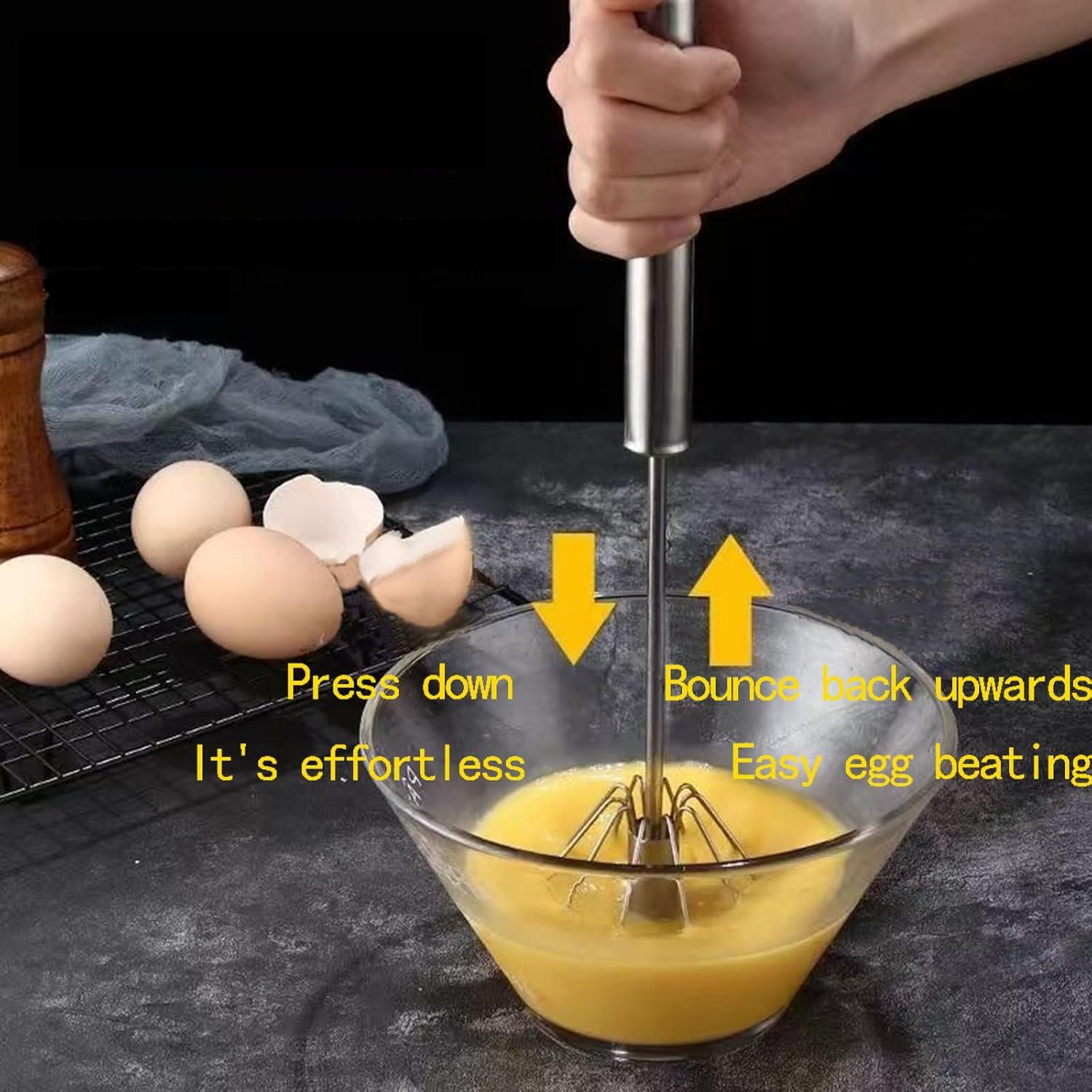 Batidores de Huevo Manual Xxshcdz 3 Piezas 25-35 cm