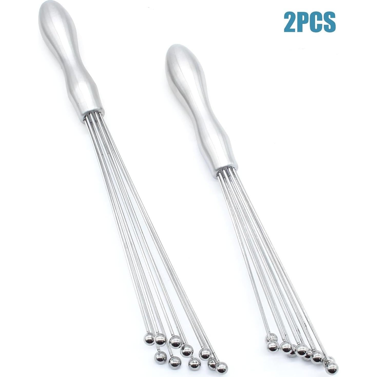 Batidores de Huevo Hitefu 2PCS Acero Inoxidable 25,4 y 30,5 cm