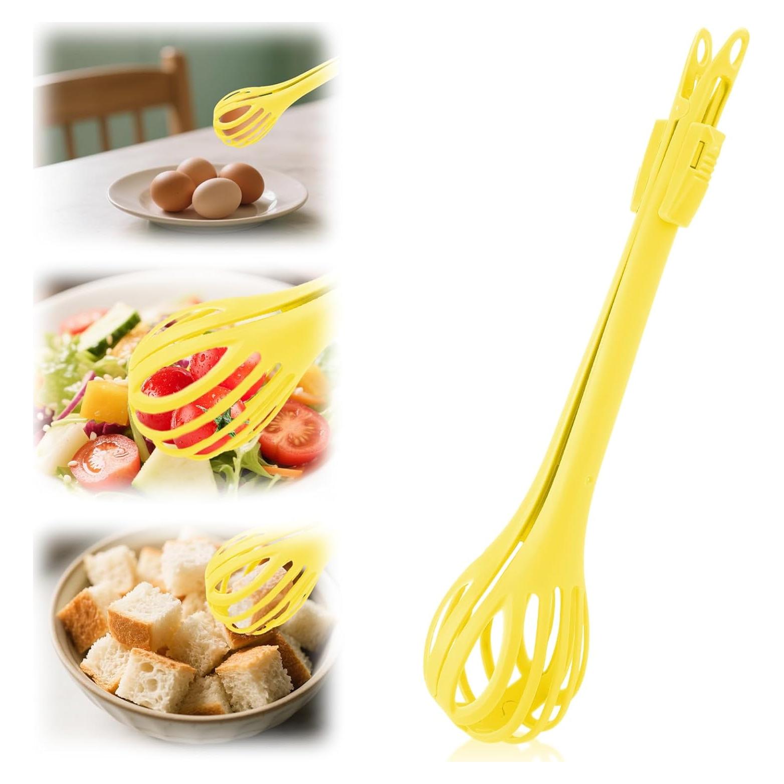 Clip de Comida y Batidor de Huevos Gosknor Amarillo 28.8cm