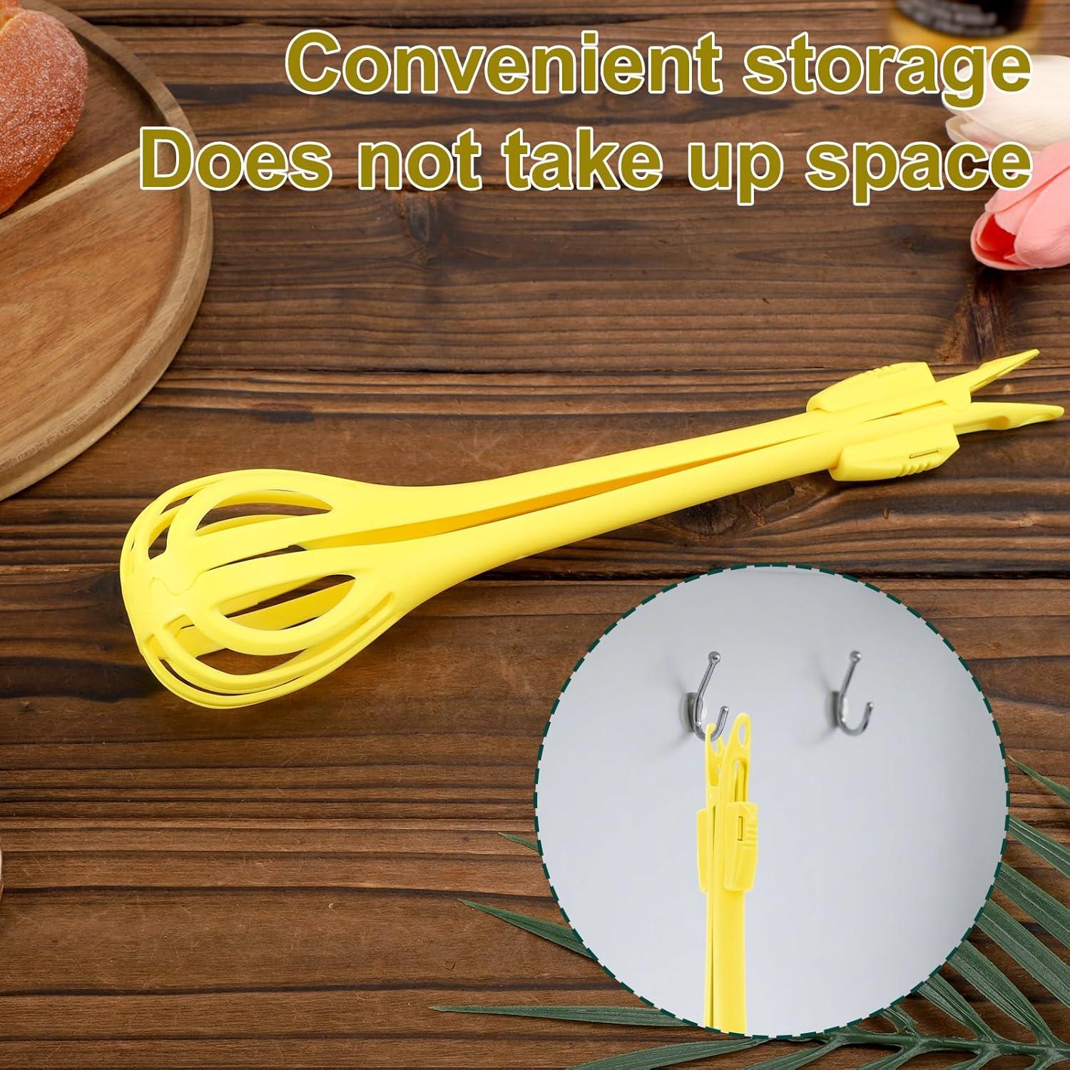 Clip de Comida y Batidor de Huevos Gosknor Amarillo 28.8cm