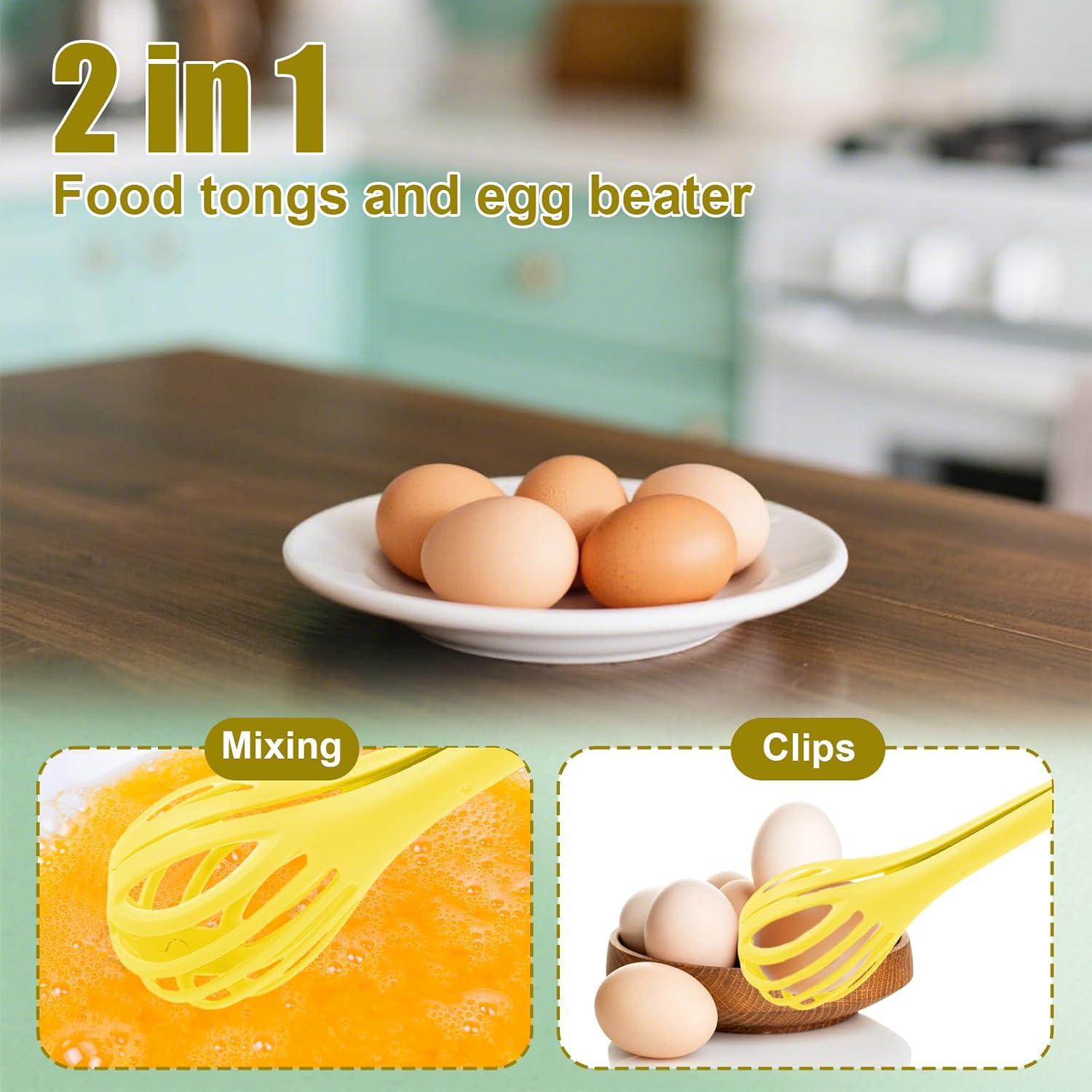 Clip de Comida y Batidor de Huevos Gosknor Amarillo 28.8cm