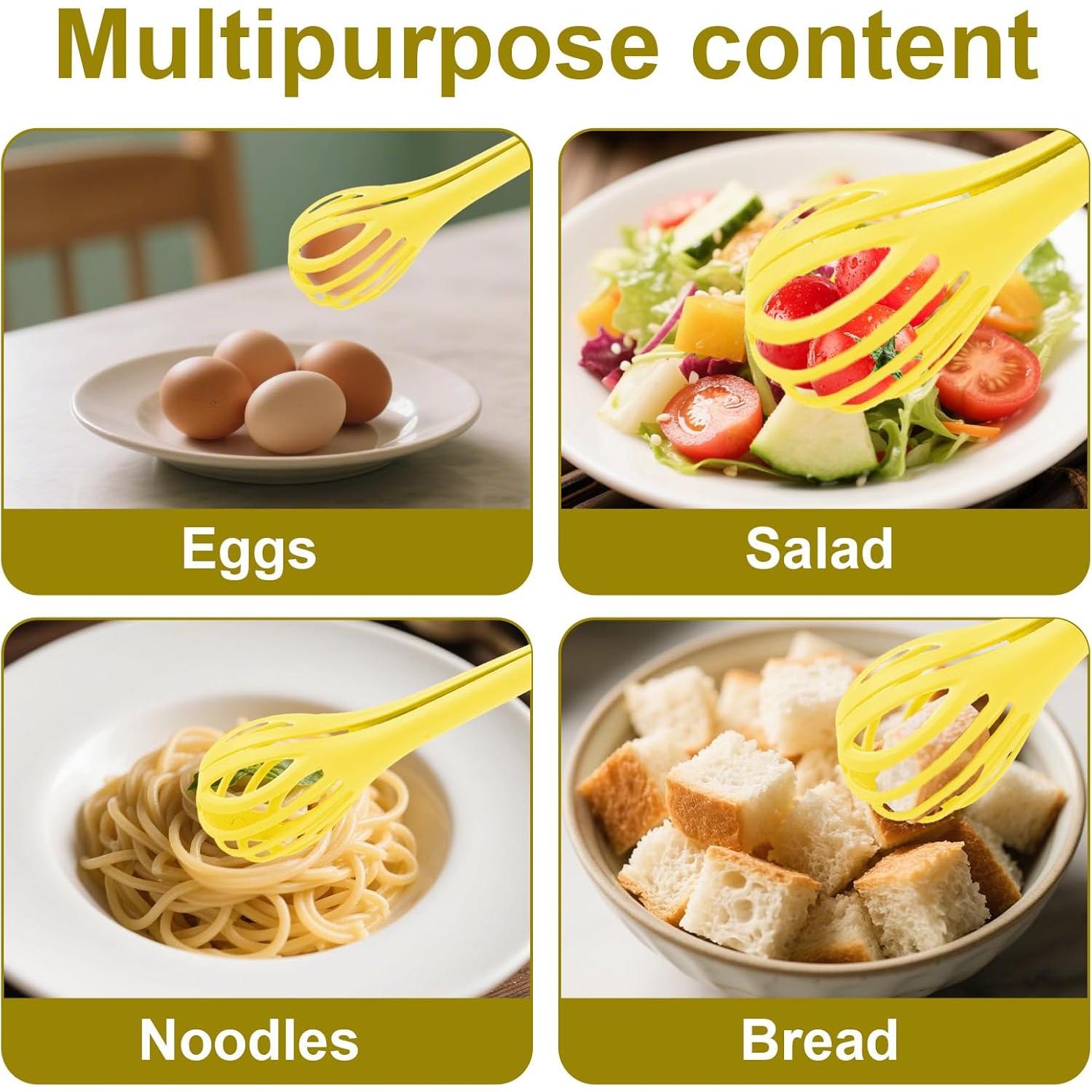 Clip de Comida y Batidor de Huevos Gosknor Amarillo 28.8cm