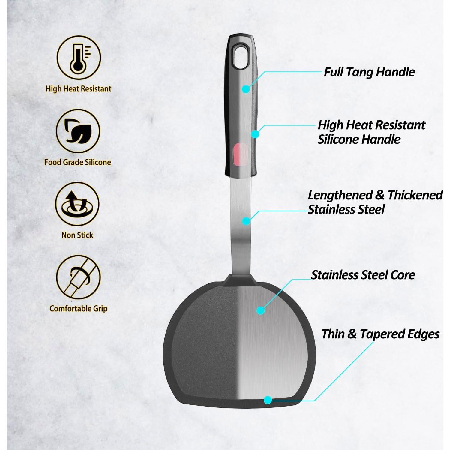 Espátula de Silicona Vovoly para Panqueques 31.75 cm
