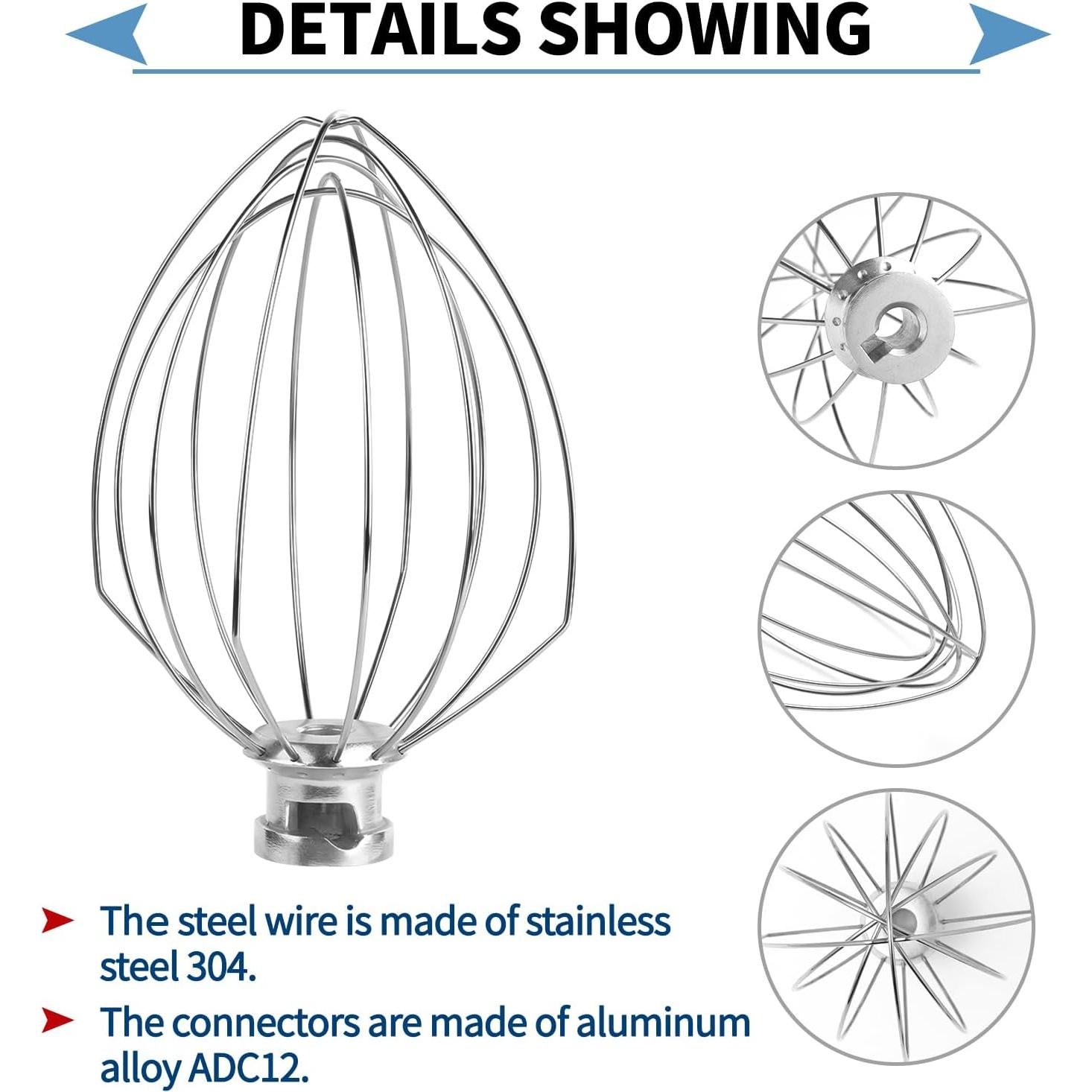 Batidor de Alambre 6QT XINBOOGQ Acero Inoxidable 0.19kg