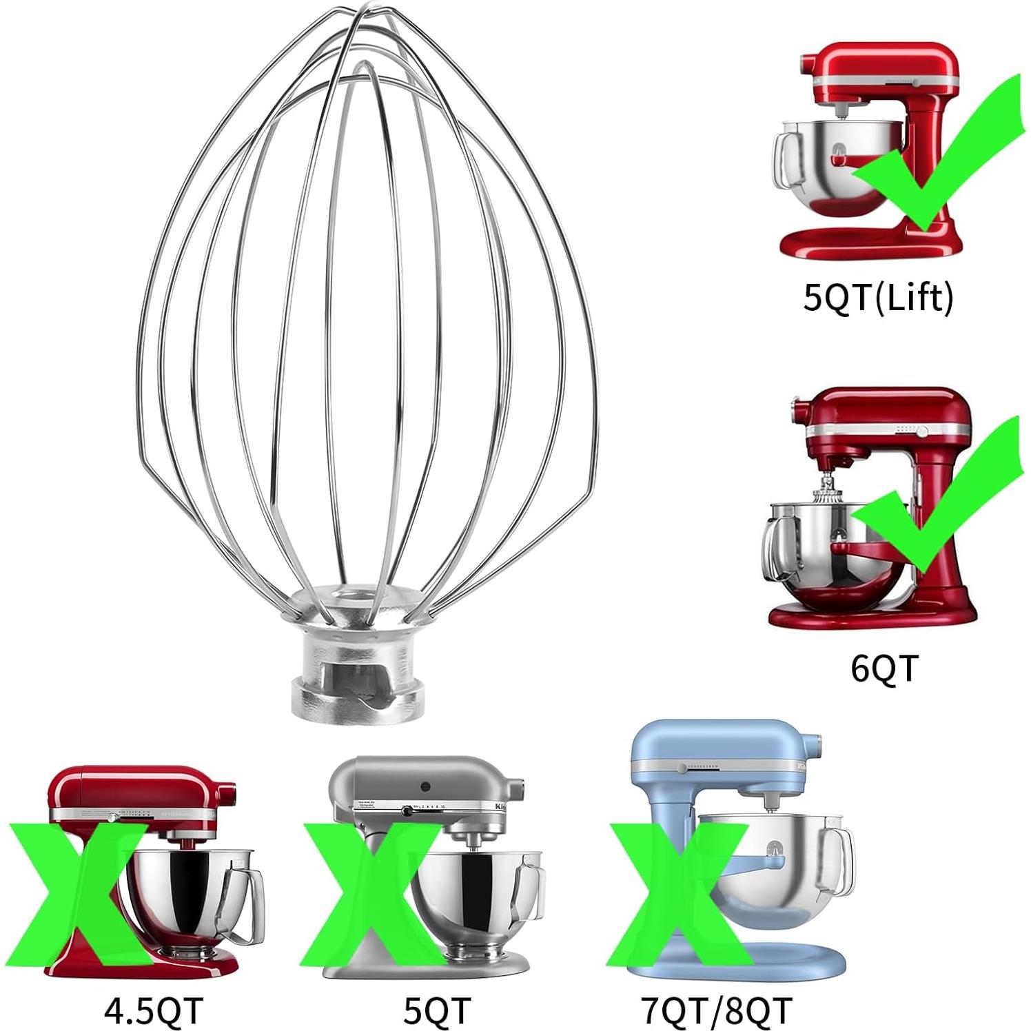 Batidor de Alambre 6QT XINBOOGQ Acero Inoxidable 0.19kg