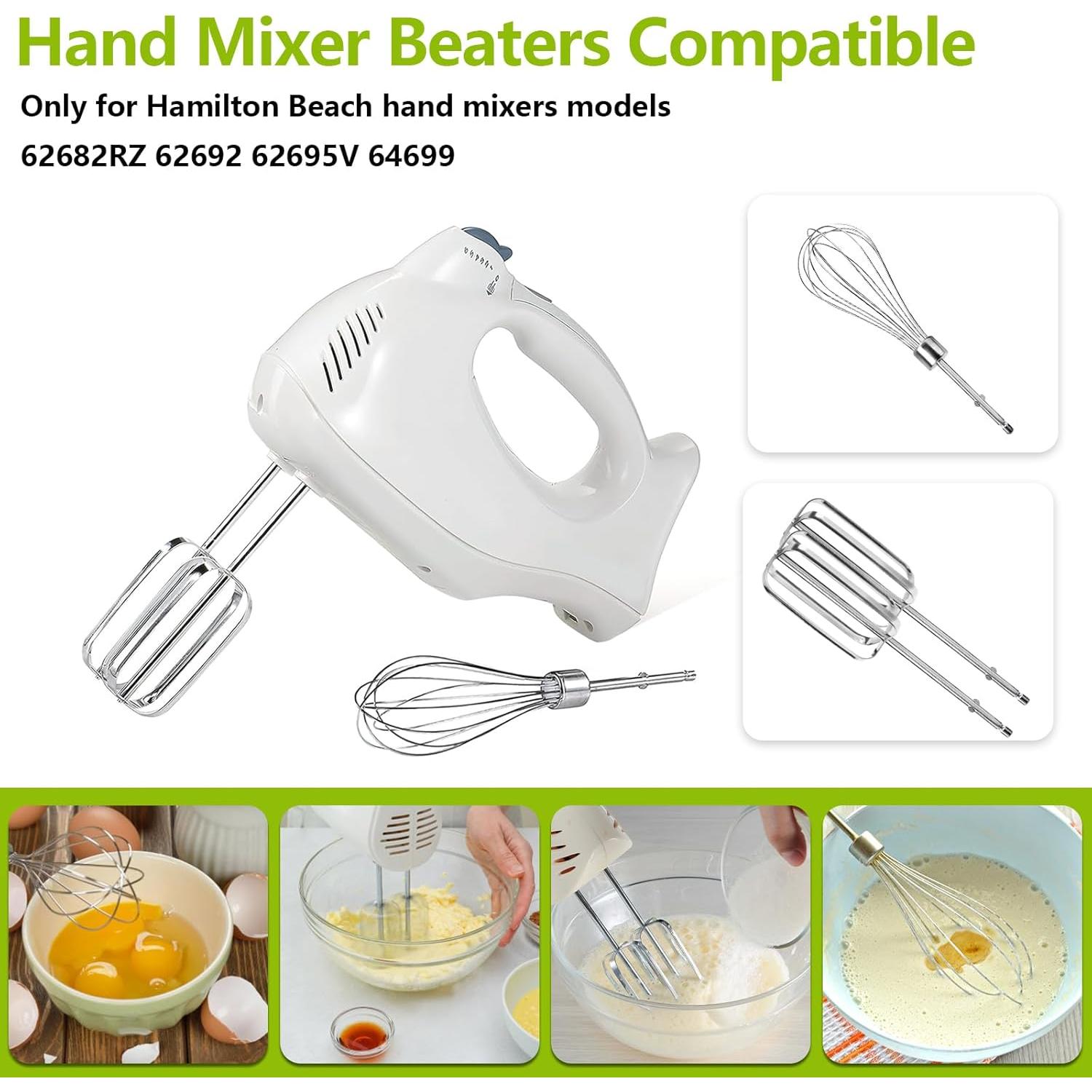 Batidores de Mezclador de Mano Alocs para Hamilton Beach