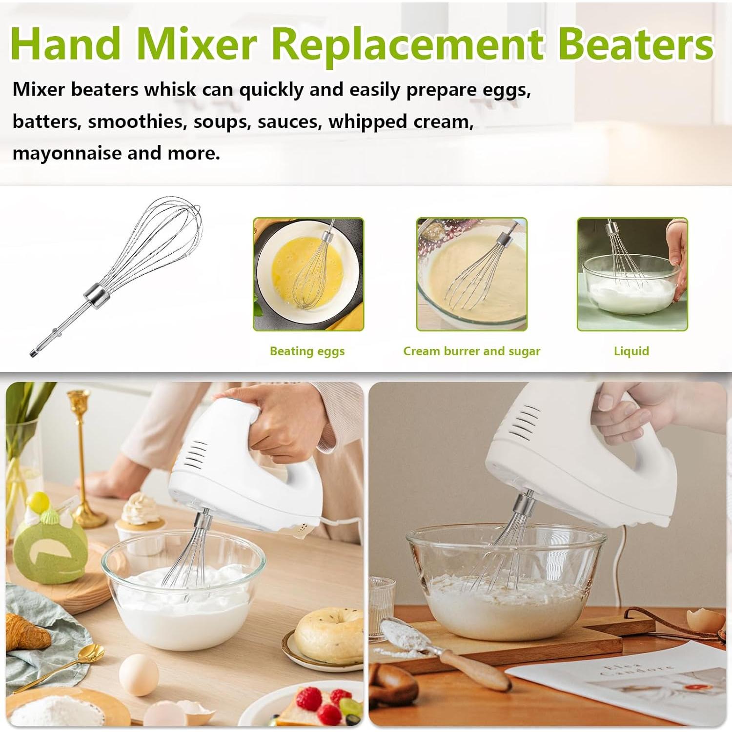 Batidores de Mezclador de Mano Alocs para Hamilton Beach