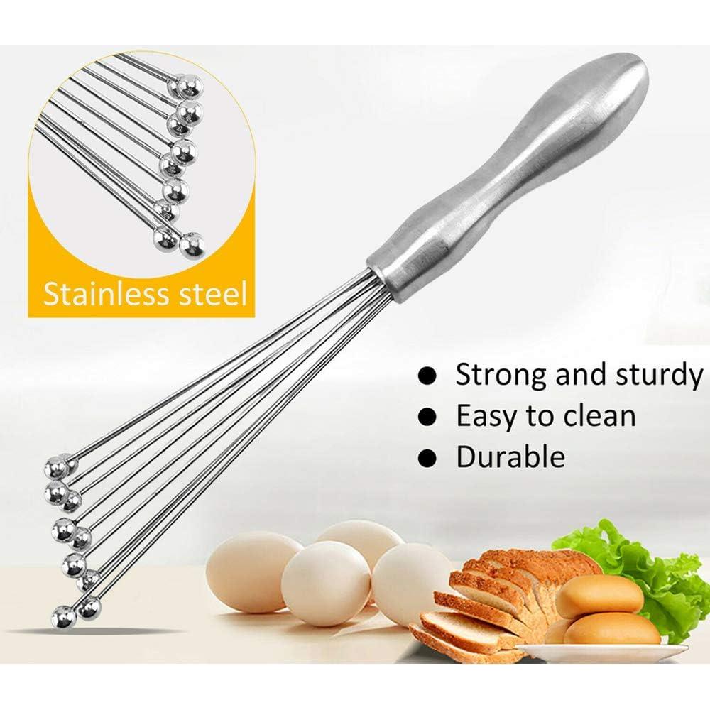 Batidor de huevos BENEKIY 30,48 cm acero inoxidable ergonómico