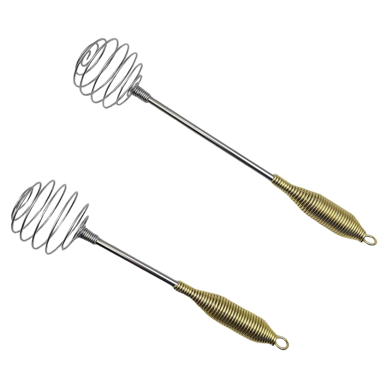 Juego de 2 Batidores de Huevo de Resorte HSHQING 25 y 30 cm