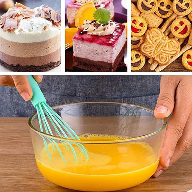 Set de 12 Batidores de Silicona Nalegtocw 17 cm Antiadherentes