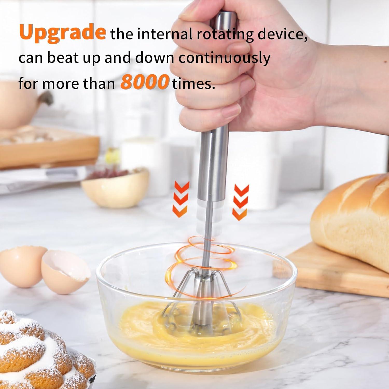 Batidor de Huevos Newness Acero Inoxidable 2 Piezas 30.4 cm