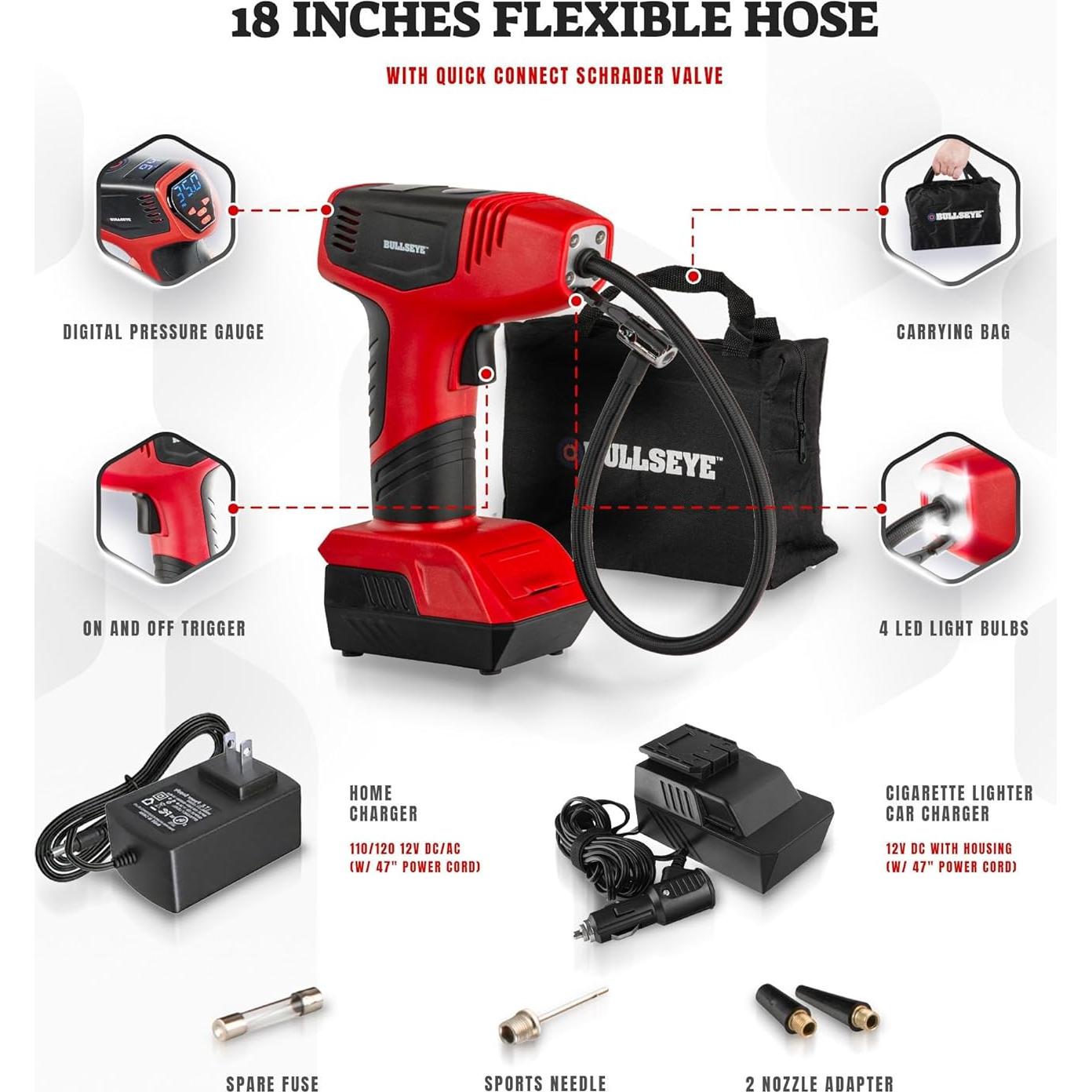 Compresor de Aire Portátil EMSON Bullseye Pro Max 150 PSI